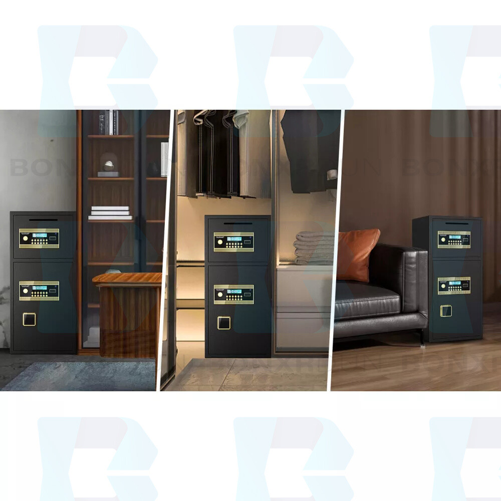 Large Double-door Coin-operated Safe,Digital Security Safe with Fireproof