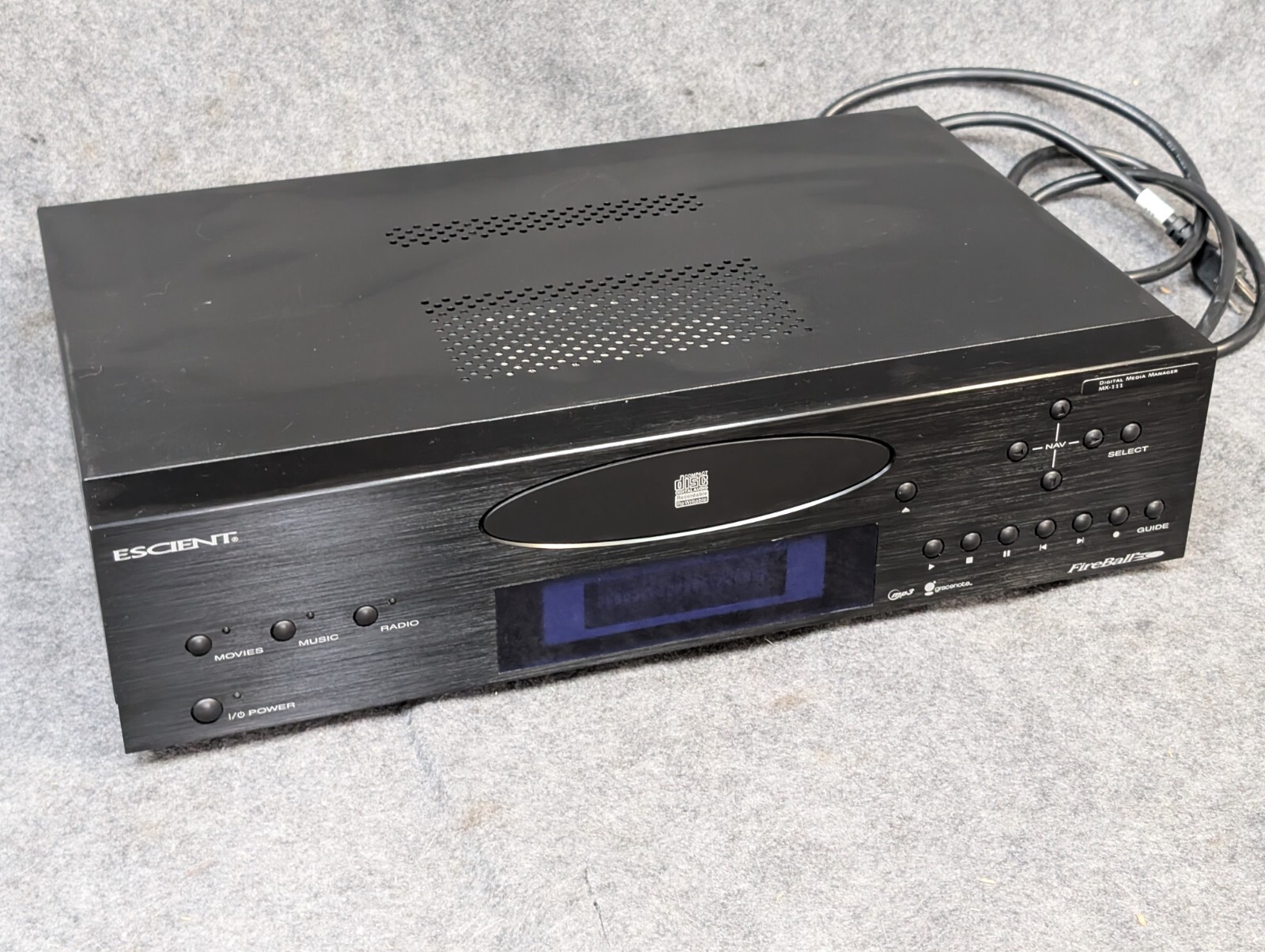 Escient Fireball MX-111 Digital Music Manager, Music, Movies, Online Radio