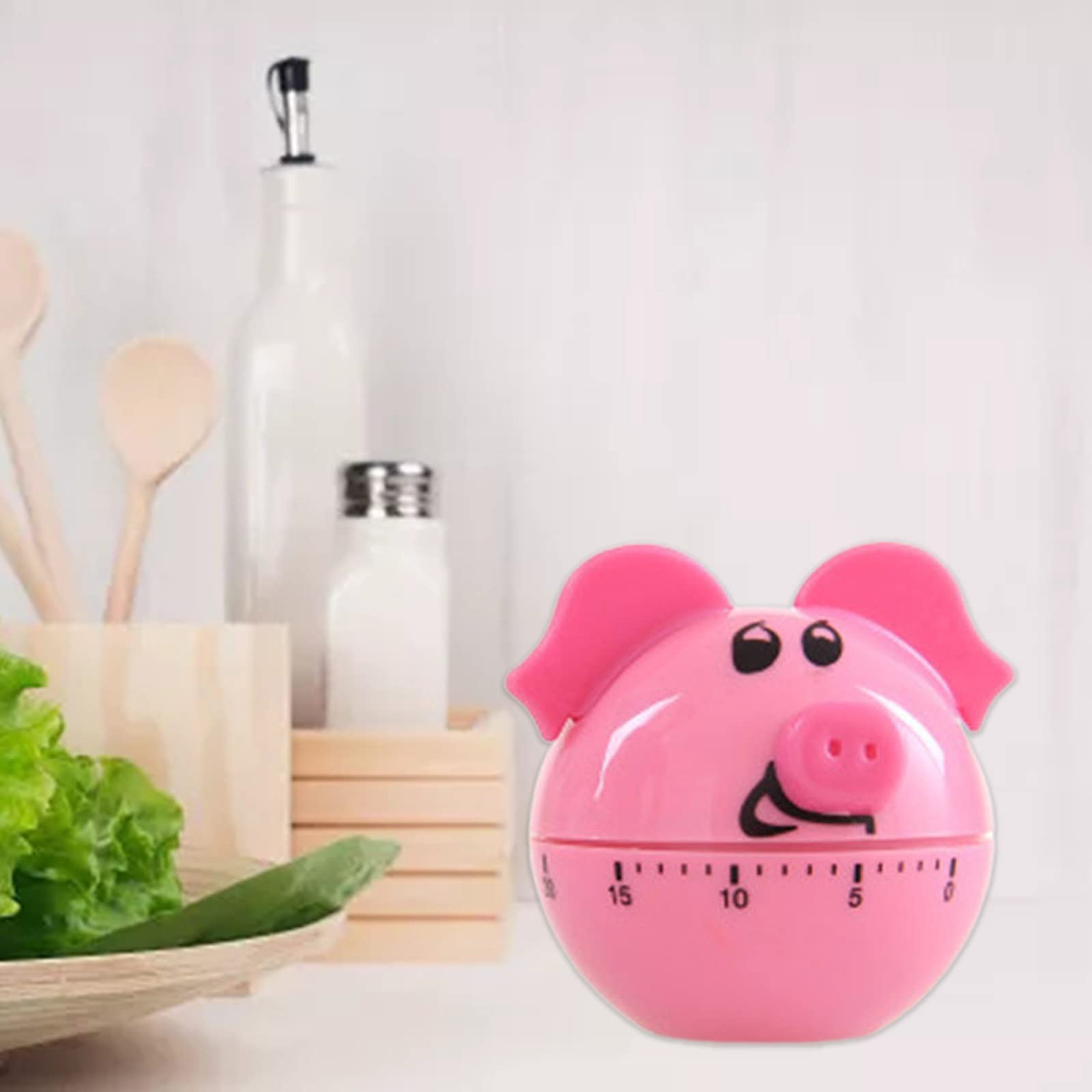 60 Minute Mechanical Kitchen Timer Shaped Manual Timer for Kids Time Manageme...