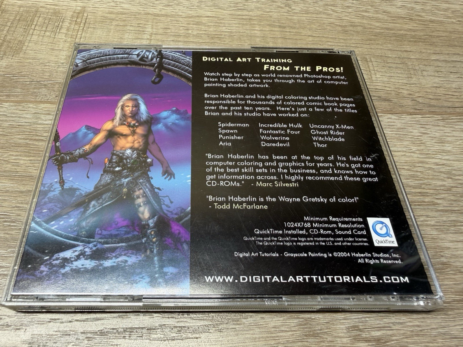 Digital Art Tutorials Grayscale Painting CD-ROM Adobe Photoshop Lessons Training