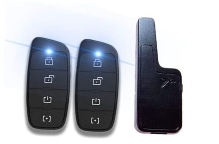 (2) 4-Button 2-Way Remotes with Antenna Upgrade Kit for Fortin EVO-All & EVO