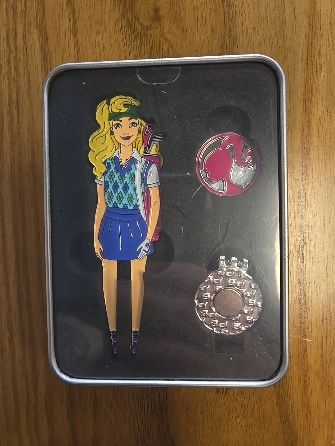 Barbie X Putt Buddies Golfing Divot Tool Ball Marker Valentines Day Gift Collect