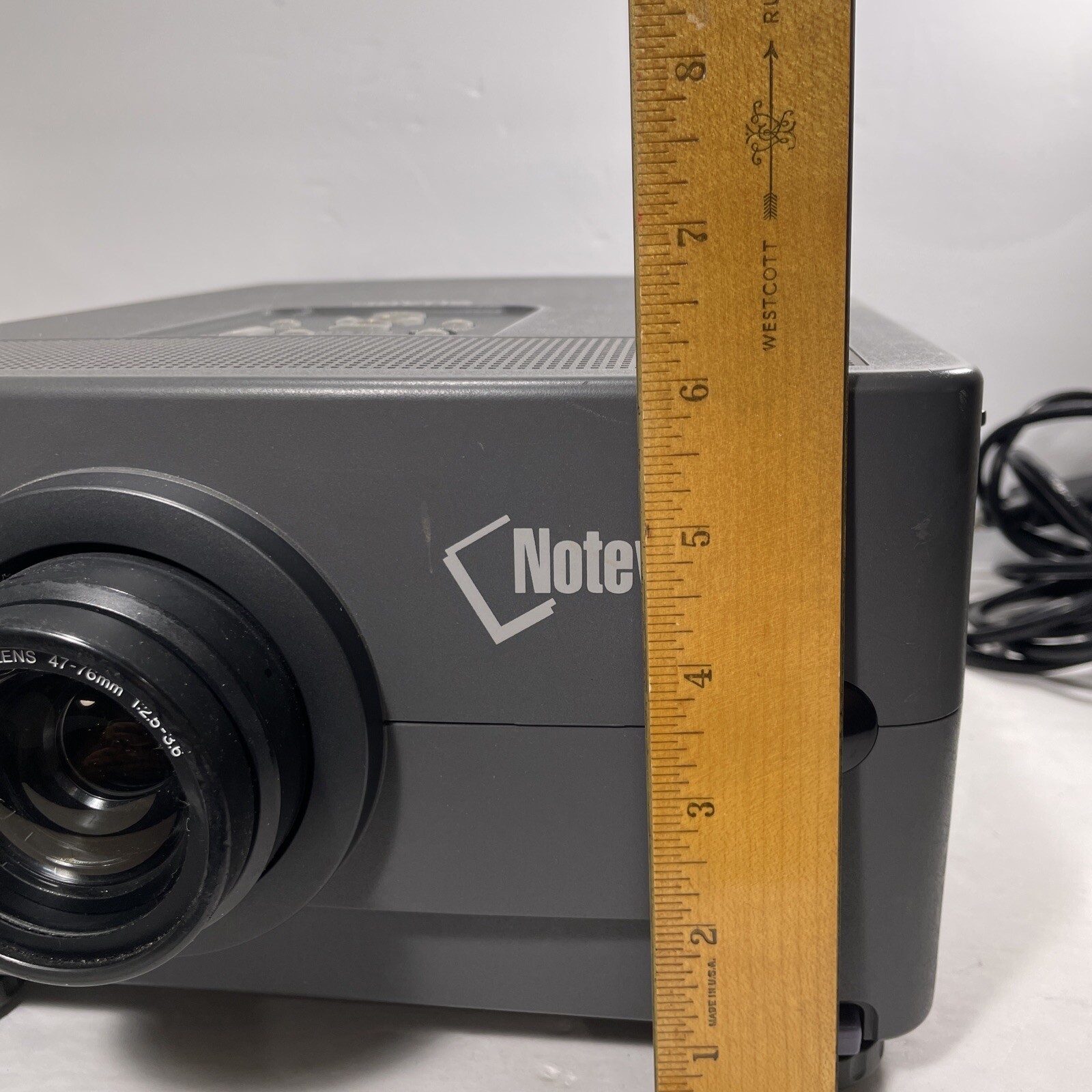 Video LCD Projector Zoom Lens W/ Remote SHARP Notevision 3 XG-NV3XU Working