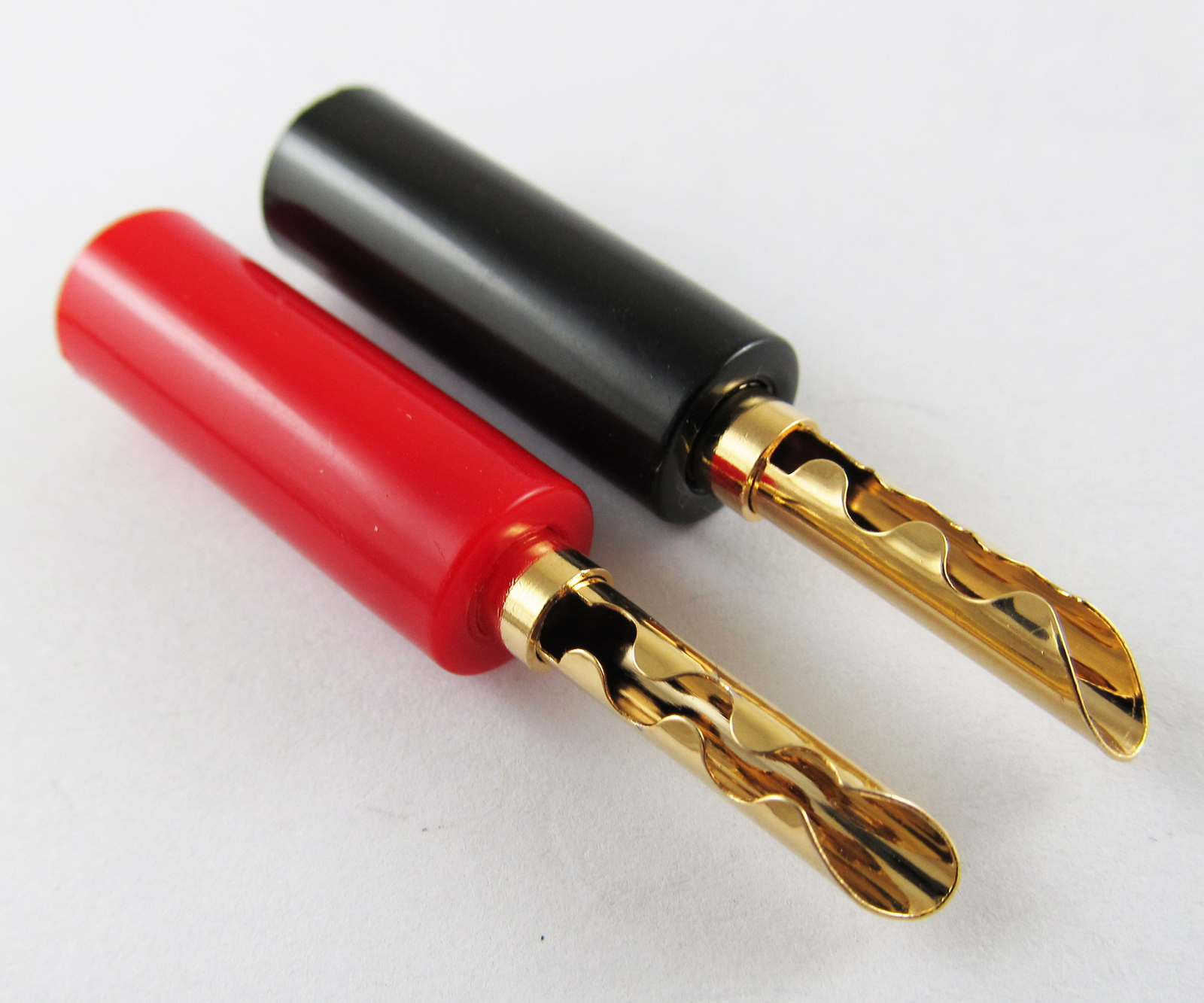 20pcs 24K Gold Plated BFA-Z 4mm Banana Plug Dual Screws Speaker Cable Connectors