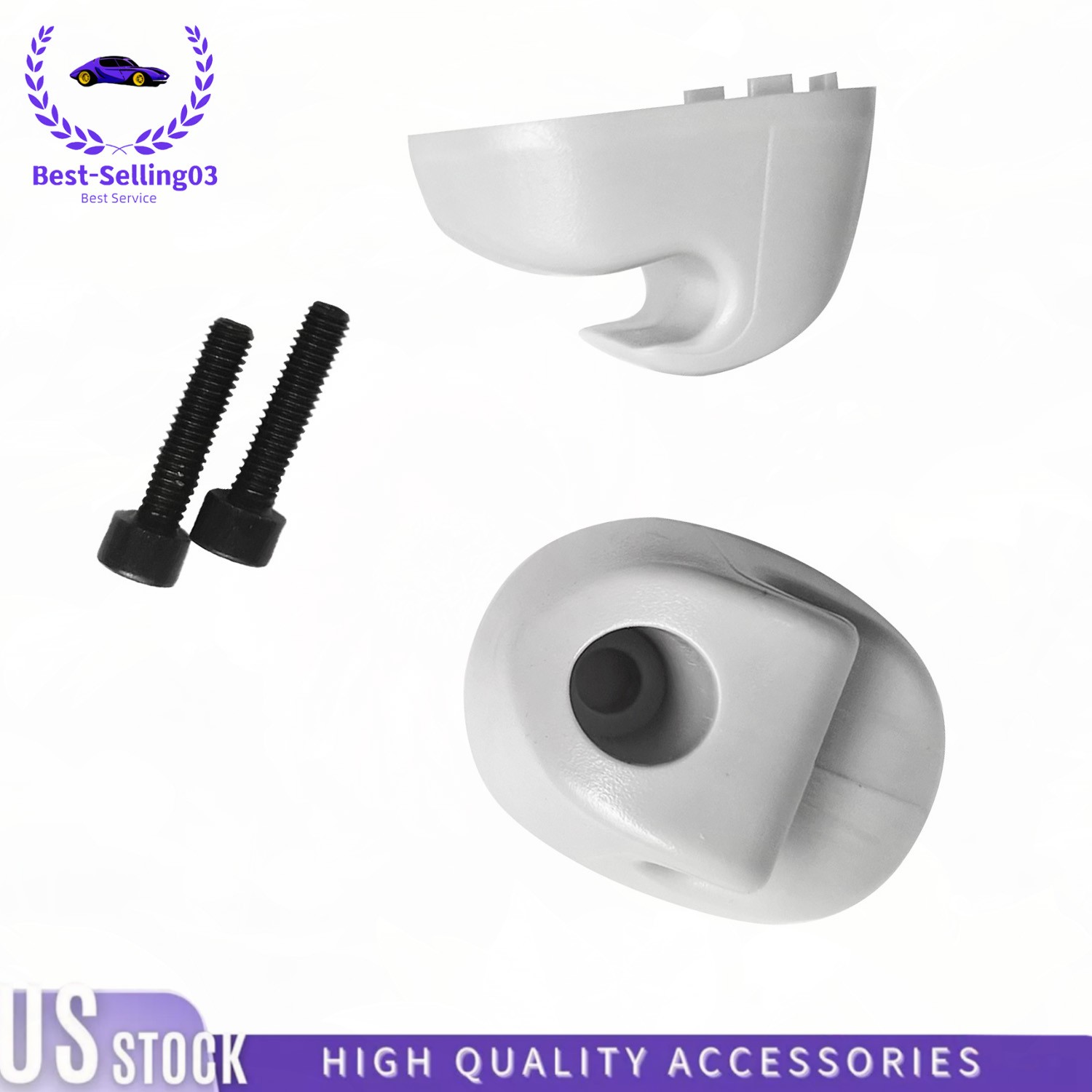 2PCS Sun Visor Clip S16-1023-661 F01377-2 For Kenworth Peterbilt Interior