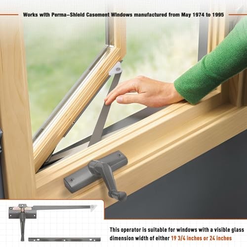 Touri Straight Arm Operator for Anderson Window Crank Replacement for Left