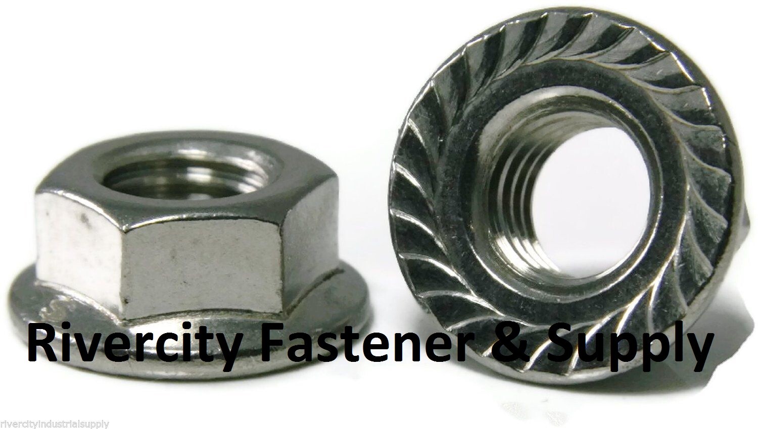 5/16-18 Stainless Hex Serrated Flange Nuts 5/16x18 Nuts 5/16 x 18 Flare Lock Nut