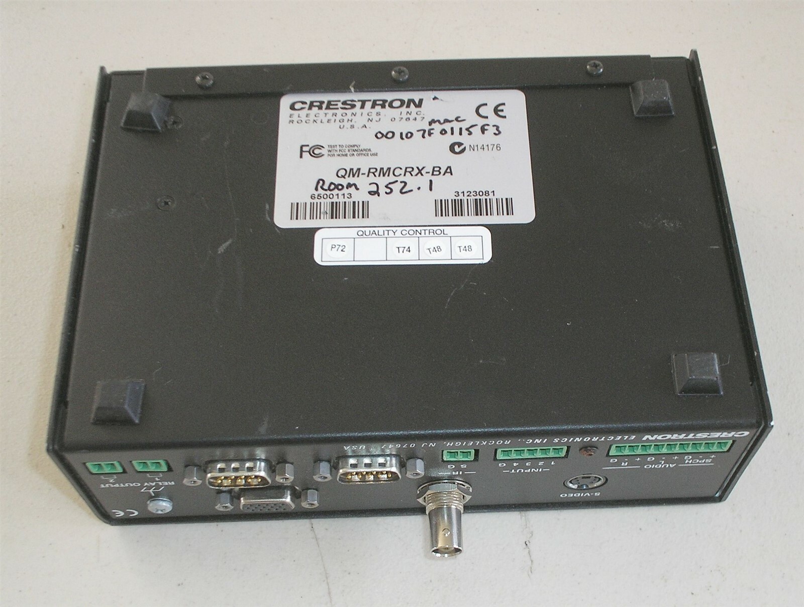 Crestron QM-RMCRX-BA QuickMedia Media Controller Receiver - Guaranteed Working