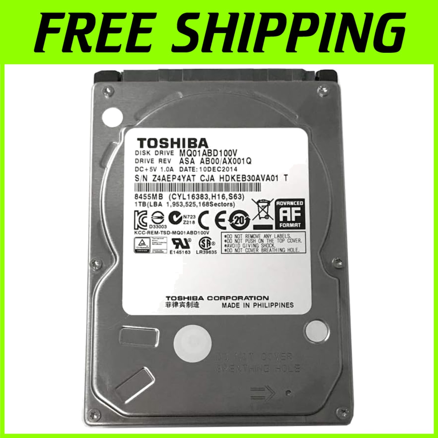 High-Speed 1TB PS3/PS4 Hard Drive - 5400RPM