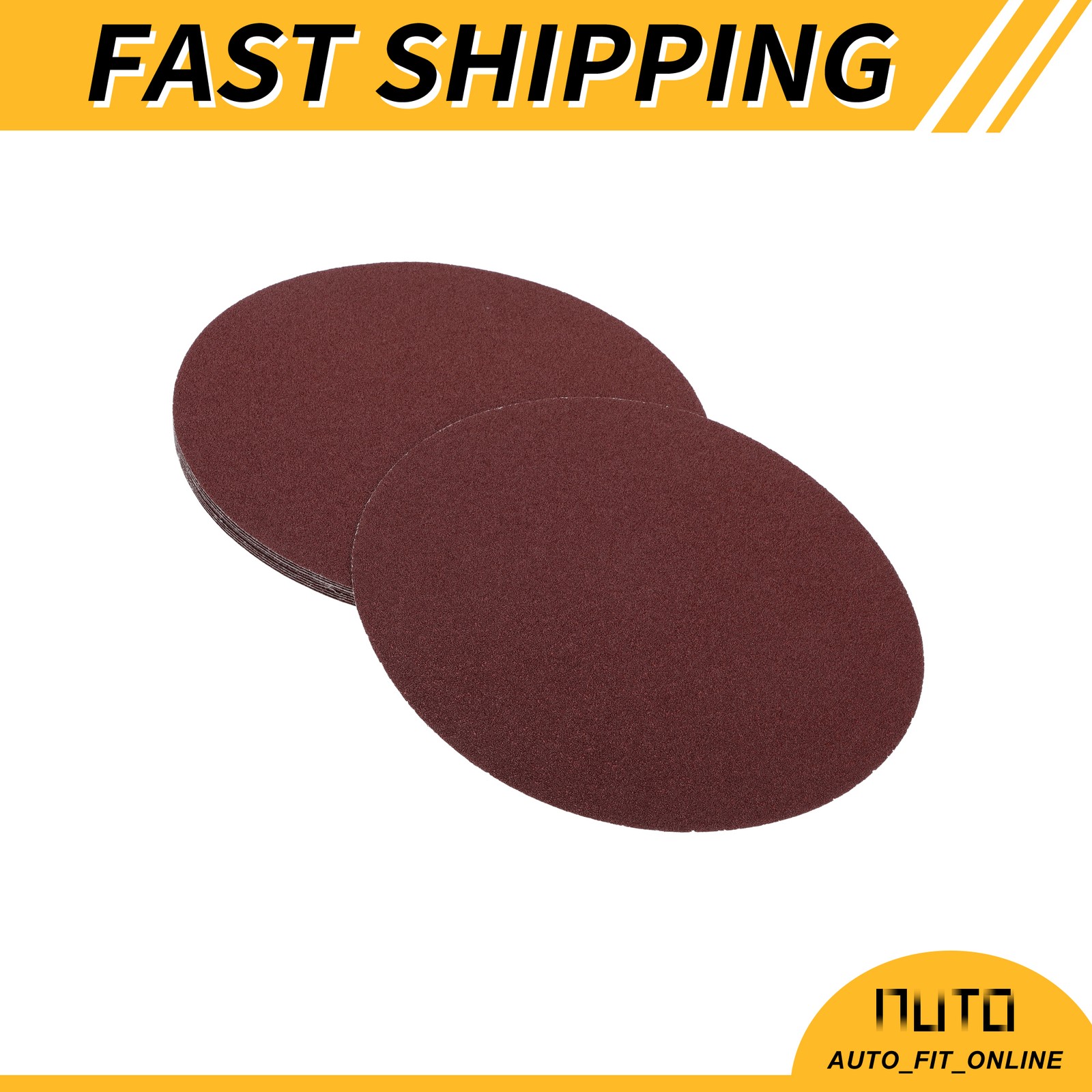 TEN Red Kraft paper Sanding Discs Universal