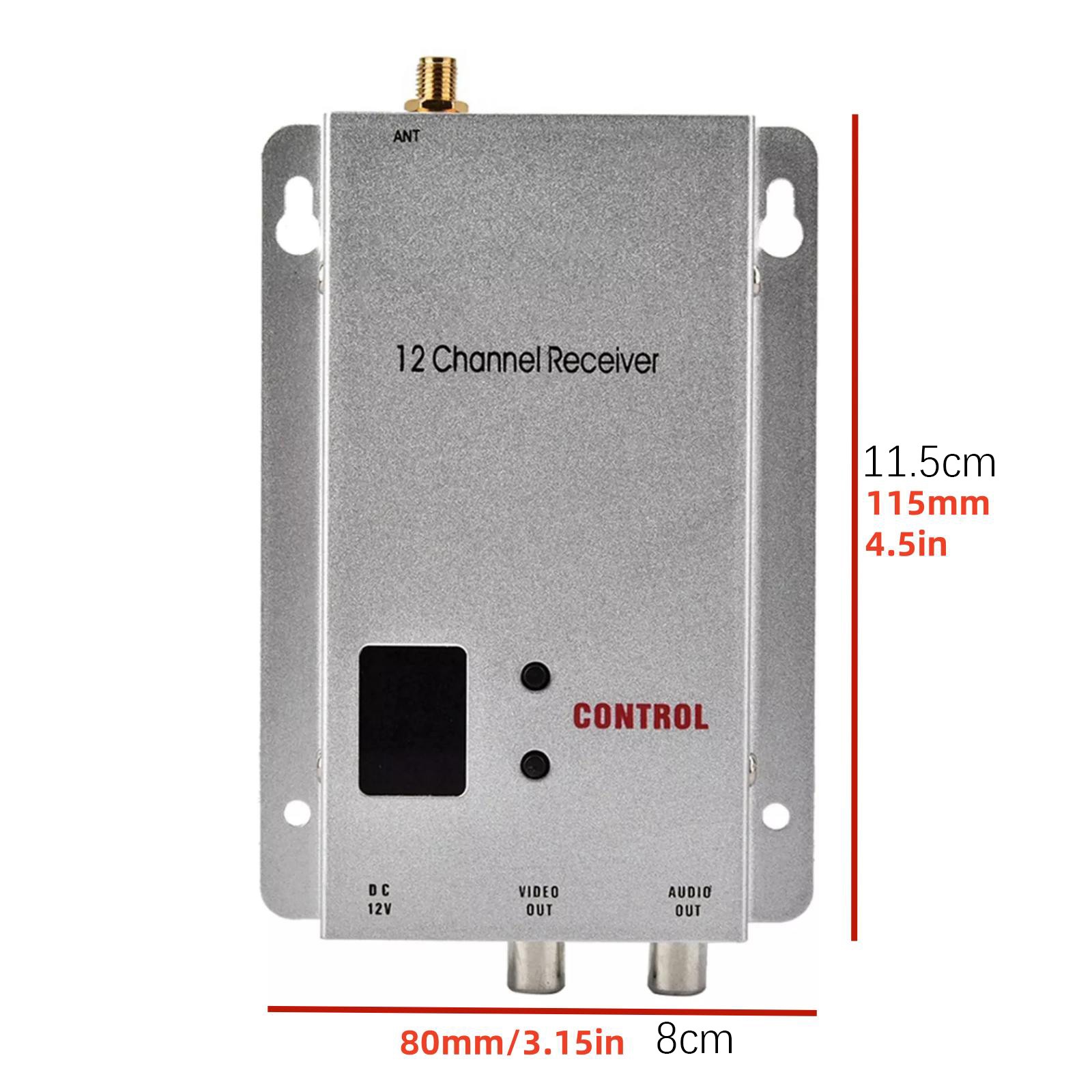 1PC Long-Range 1.2KM Wireless Audio/Video Transceiver For Surveillance System