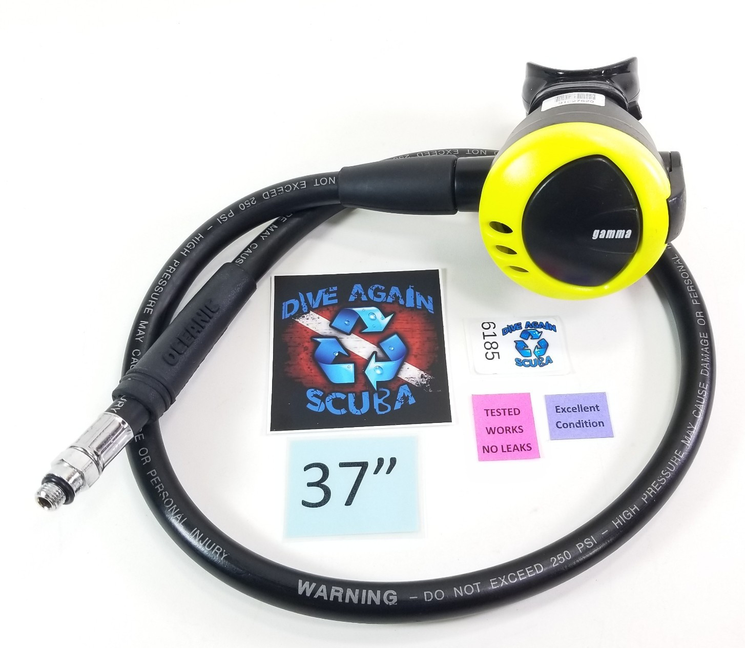 Oceanic Gamma Octo Second Stage Regulator Scuba Dive 2nd                   #6185