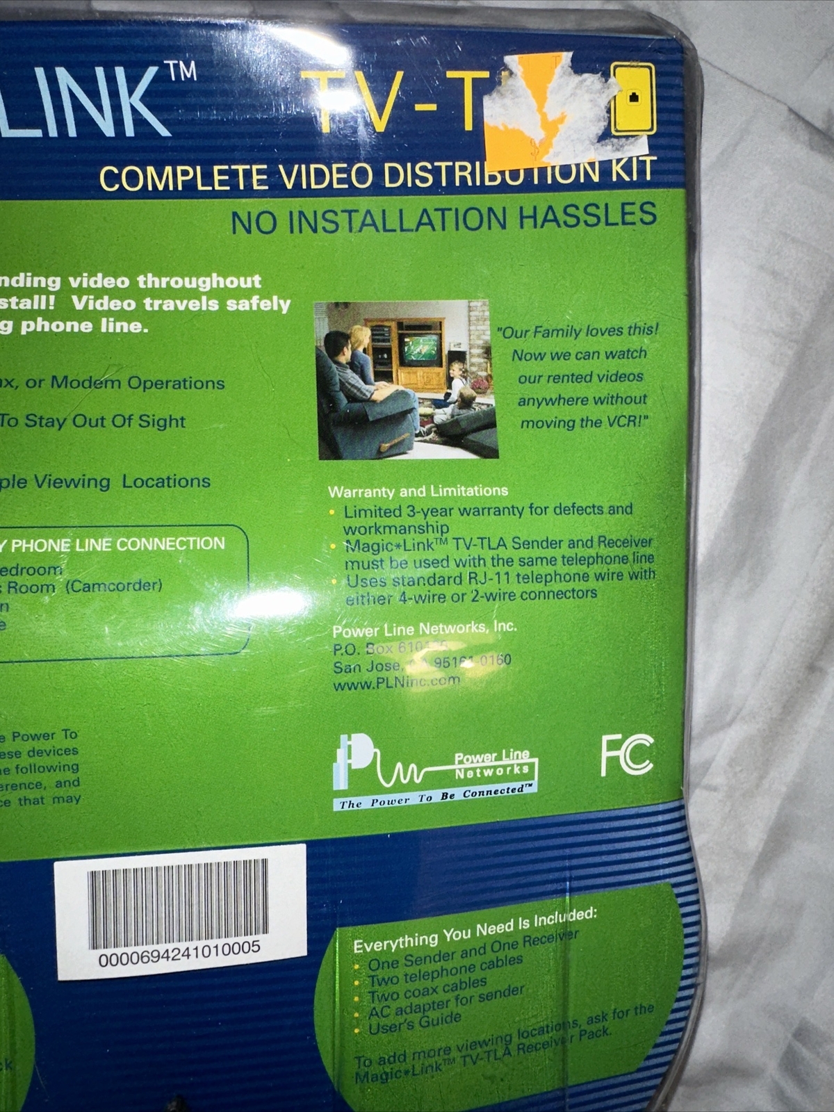 Magic Link TV-TLA Wireless Transmit Audio Video to Any Room Sender Receiver ML3