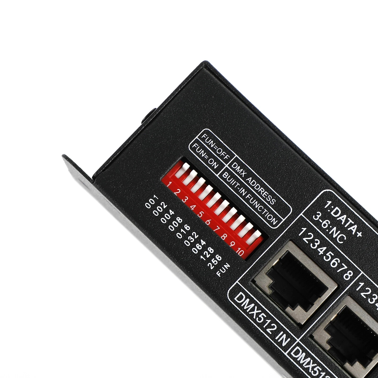 LED RGBW Controller 4x8A Decoder With Digital Display 4 Channel DMX512-4CH UE