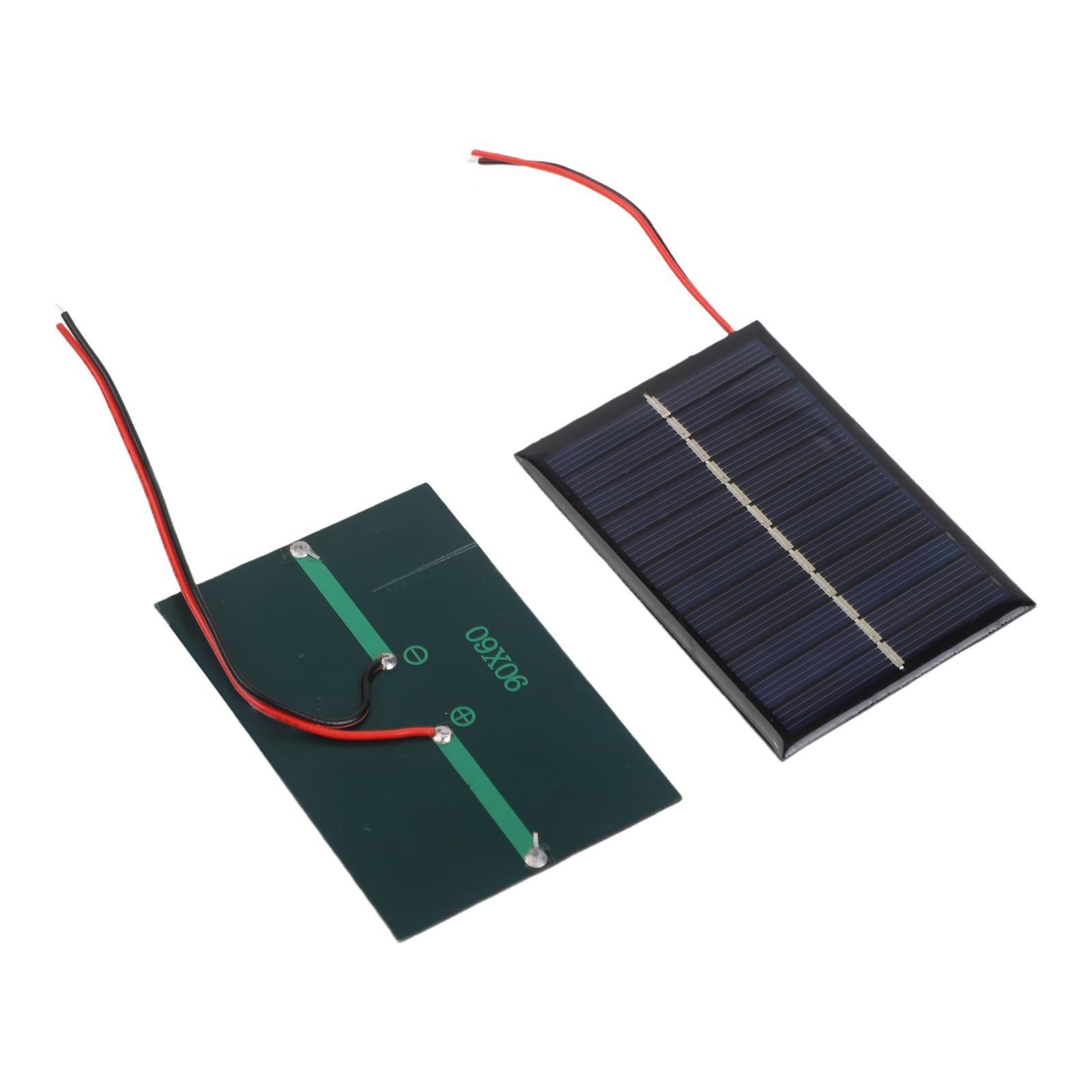 6V Solar Panel with 15CM Cable Polycrystalline for Small Electrical Appliances