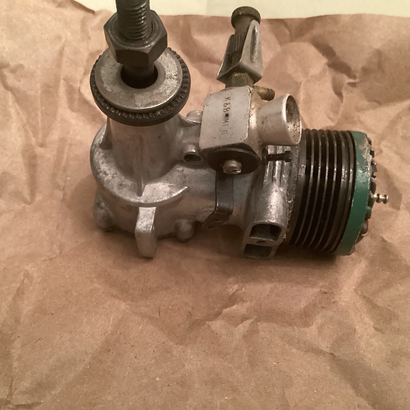 Vintage Torpedo 35 RC Carbo Engine Bench Tested