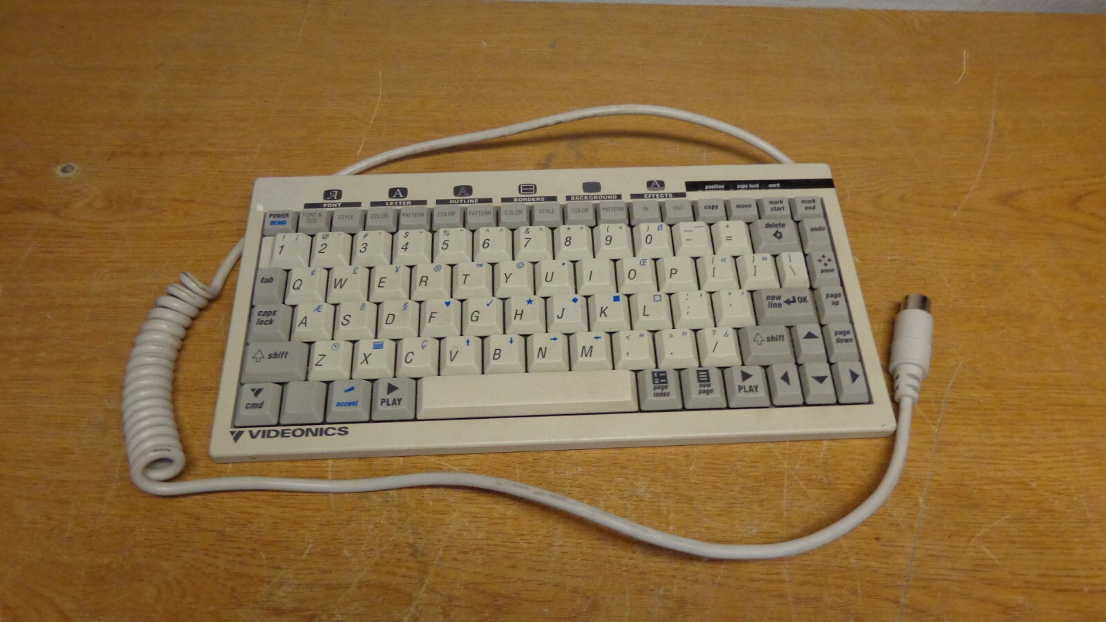 Videonics Video Editor 5000 keyboard