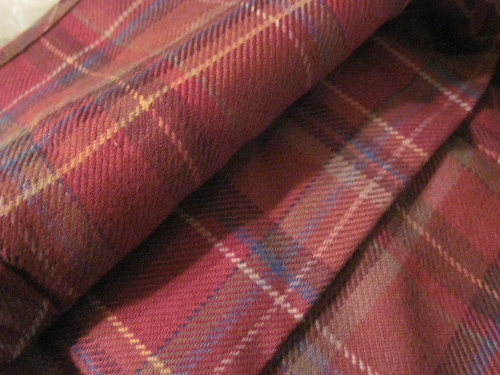 Longaberger~ Toboso Plaid Fabric Liner for Medium Market Basket New In Package