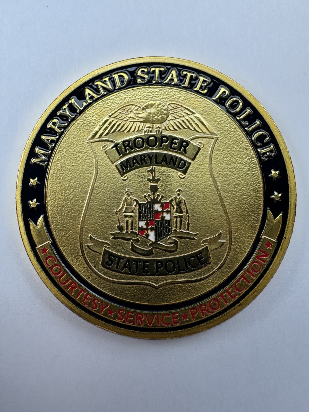 Maryland State Police Challenge Coin