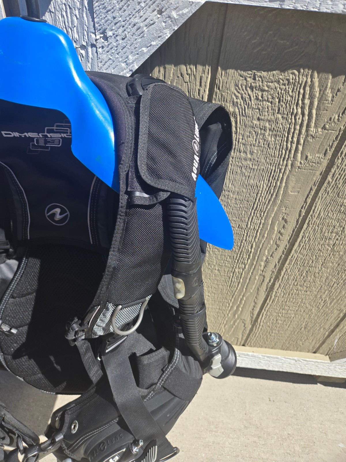 Aqualung Dimension i3 BCD Large Scuba Diving w/ Integrated Scondary Regulator