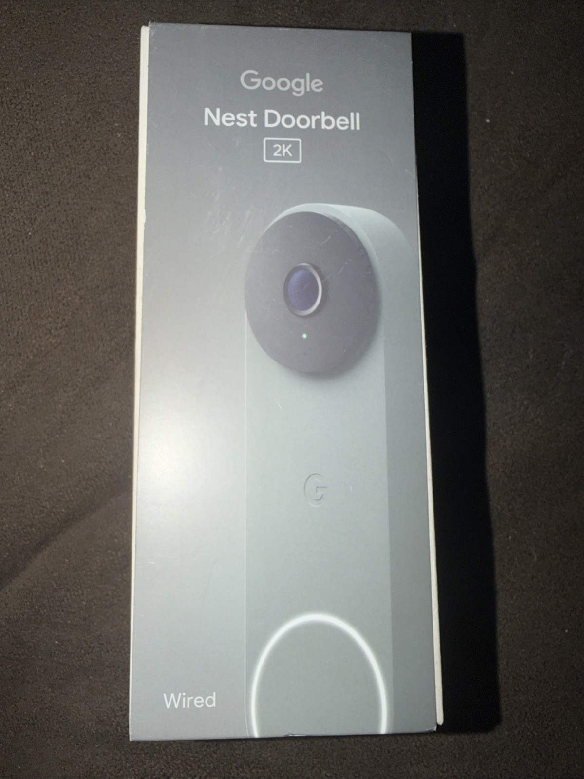 Google Nest (Wired) Wi-Fi Video Doorbell (3rd Gen) with Gemini - Hazel