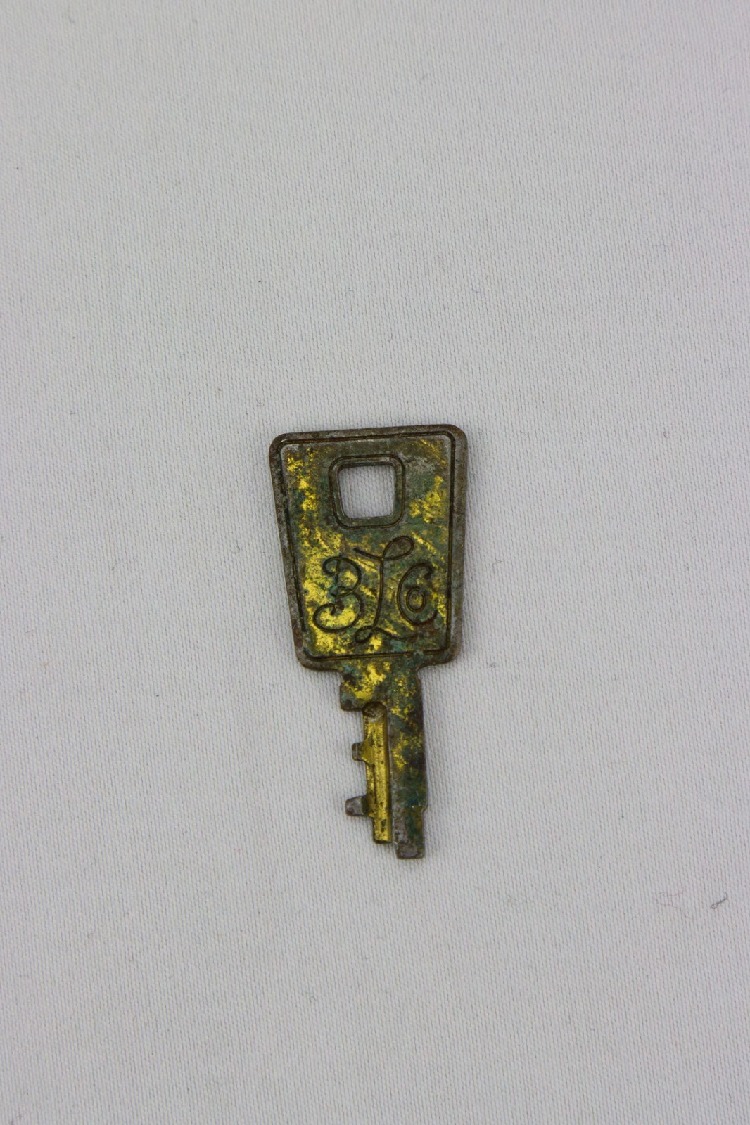 LB CO Luggage Key, Aged, Vintage #2