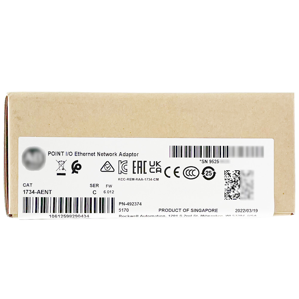 New Allen-Bradley 1734-AENT POINT I/O Ethernet Network Adaptor