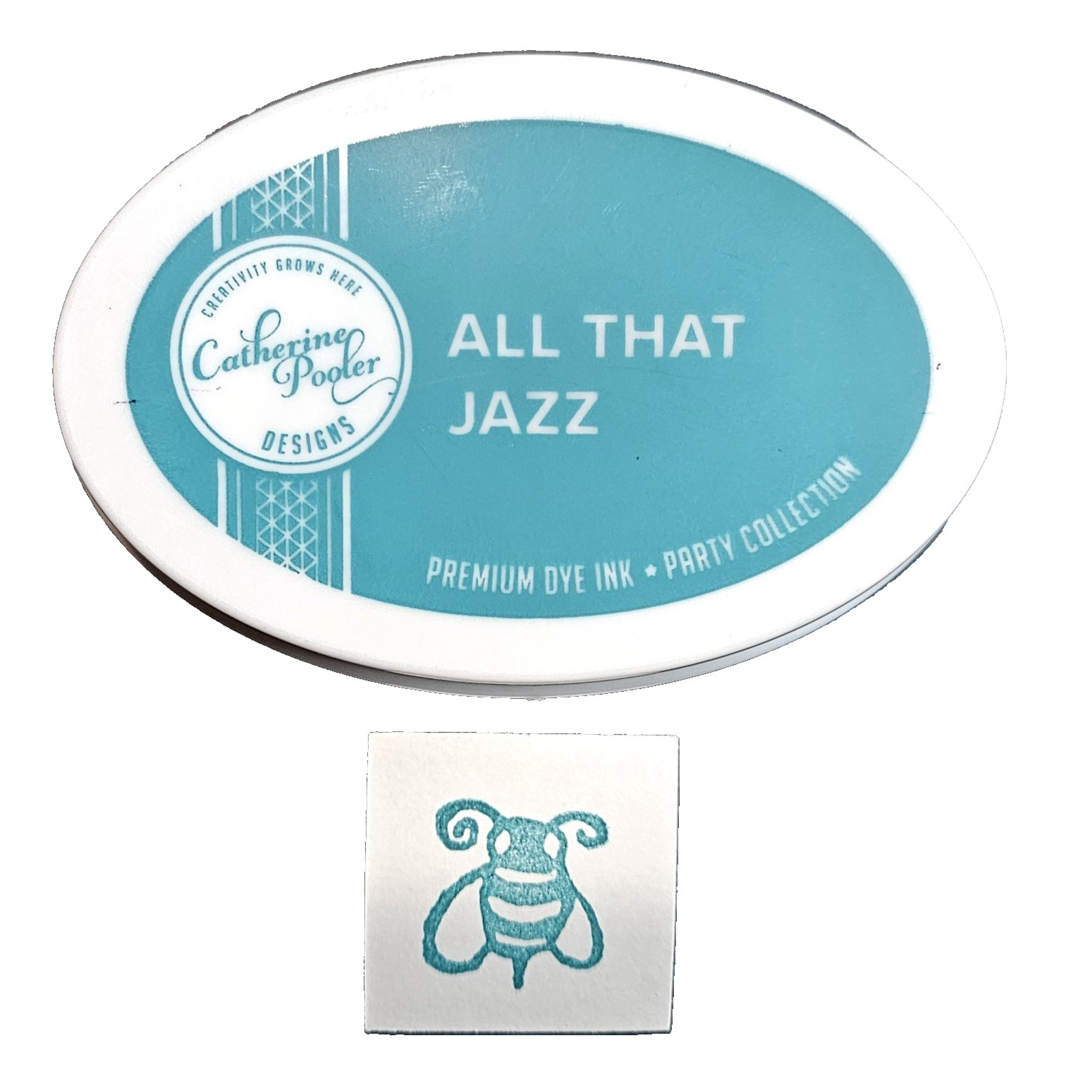 ALL THAT JAZZ Catherine Pooler Premium Dye Ink Pad Teal Green-Blue Aqua gt2