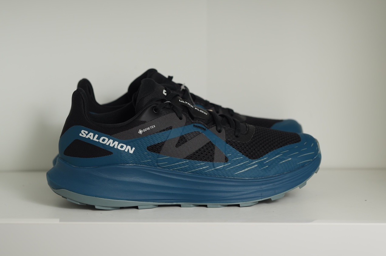 Salomon Men Ultra Flow GTX Gore-Tex Waterproof Trail Running Shoes Blue 10