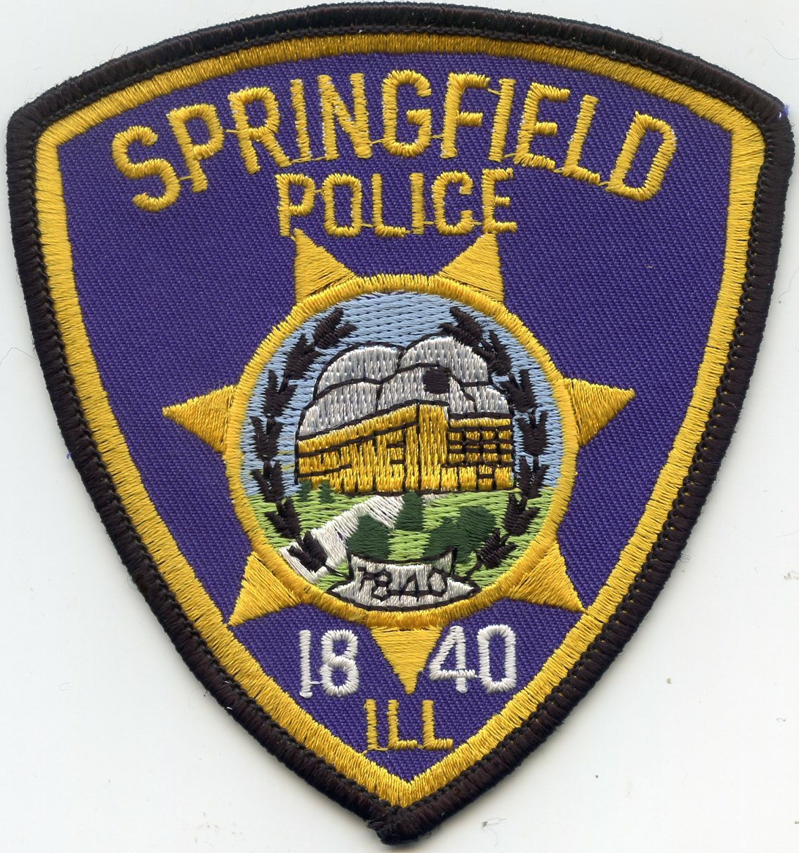 old vintage SPRINGFIELD ILLINOIS IL POLICE PATCH