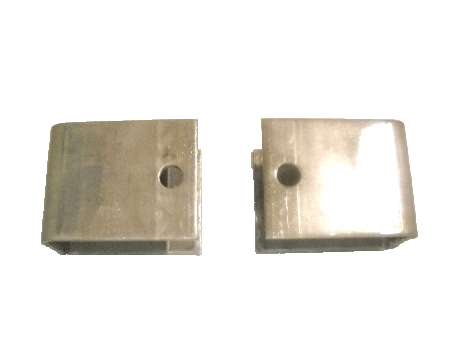 2- Steel Hangers 1.91" Wide 3.875" Height 3" Long Trailer Leaf Spring Axle