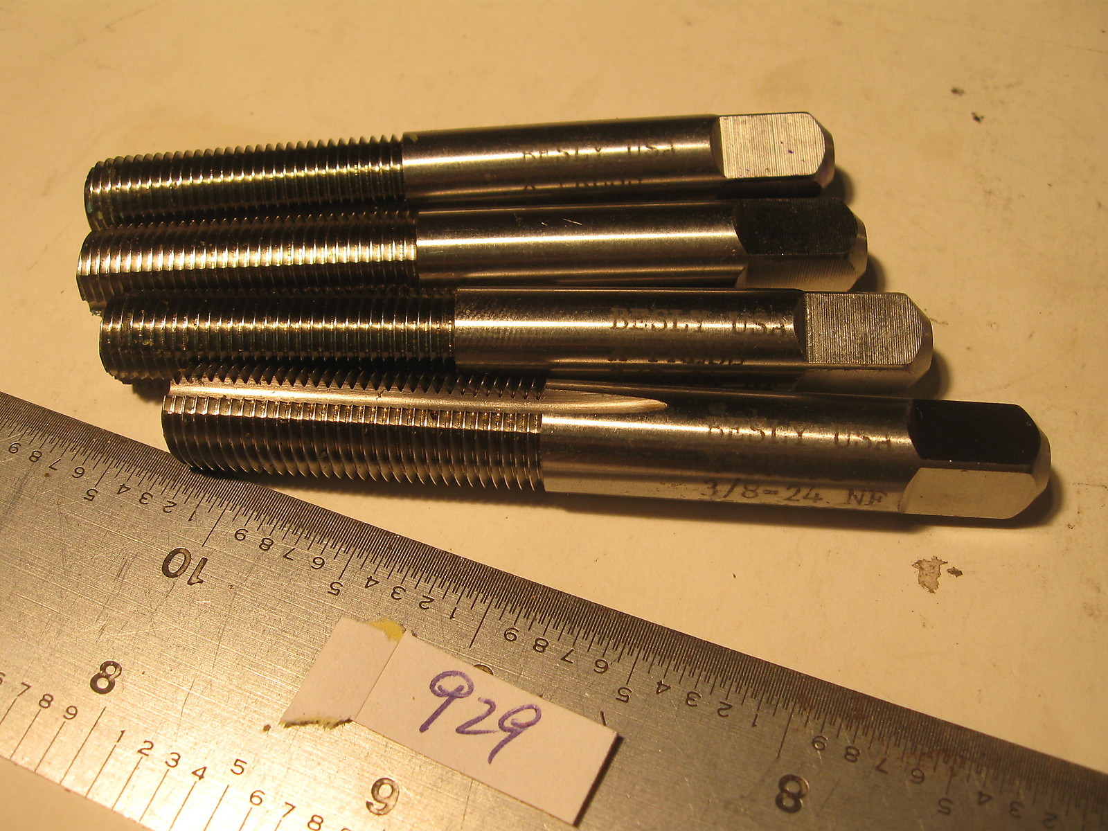 4 pc Besly 3/8-24 X-Press B5 F4290 Form Tap New w/modified lead? (929)