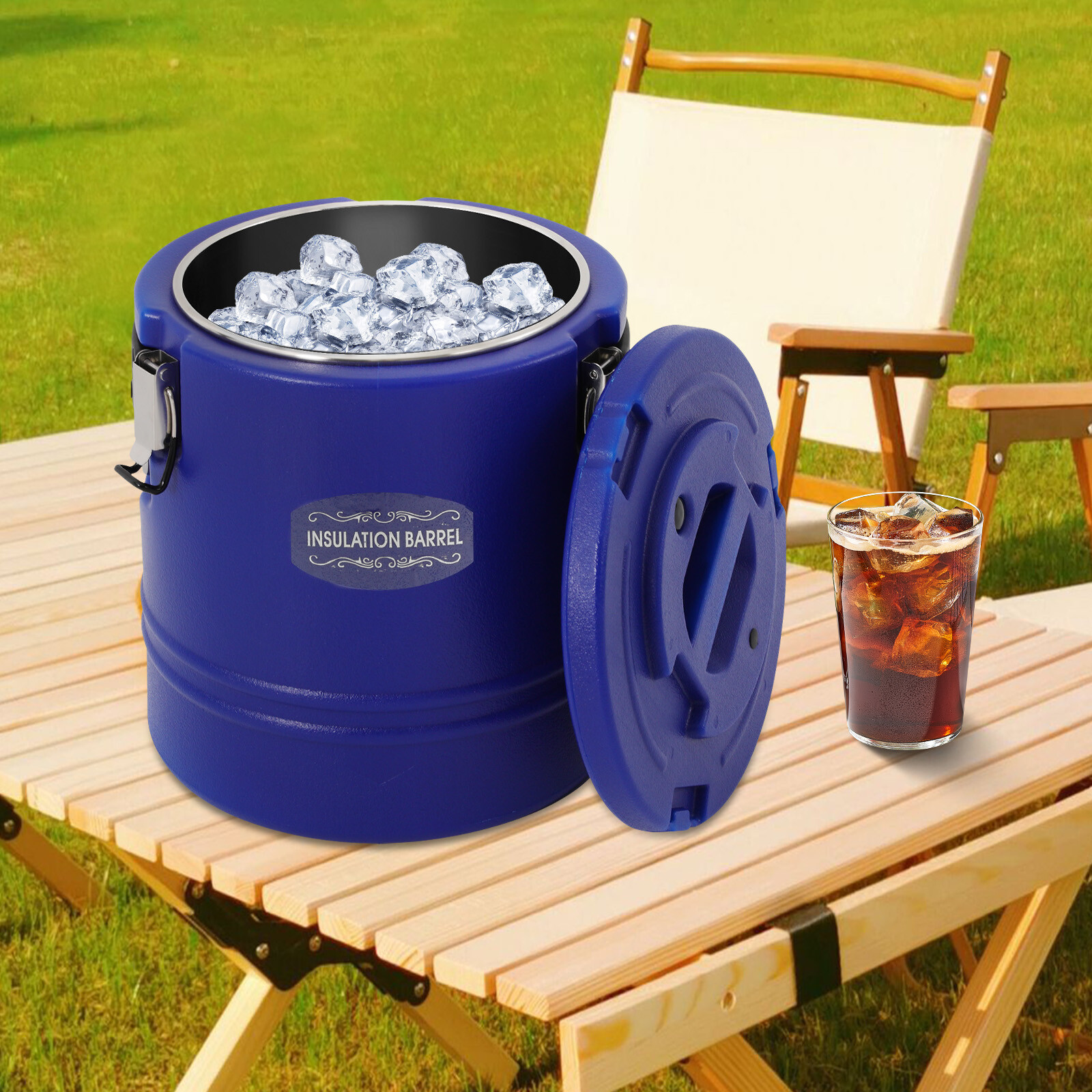 Insulated Bucket 15.85Qt Insulated Soup Container Commercial Insulated Bucket