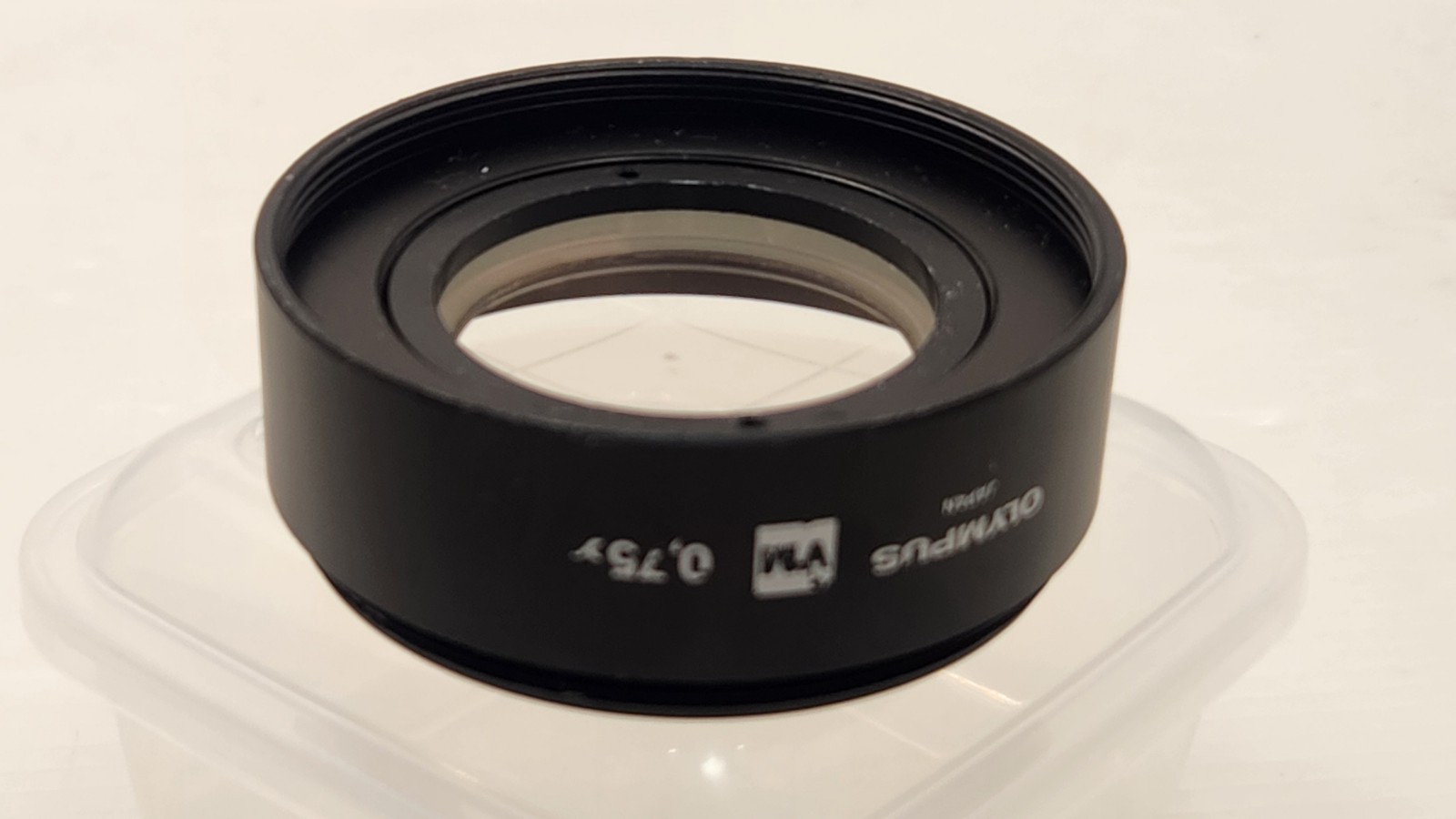 OLYMPUS VM 0.75x STEREO MICROSCOPE LENS OBJECTIVE VM 0.75x 34633