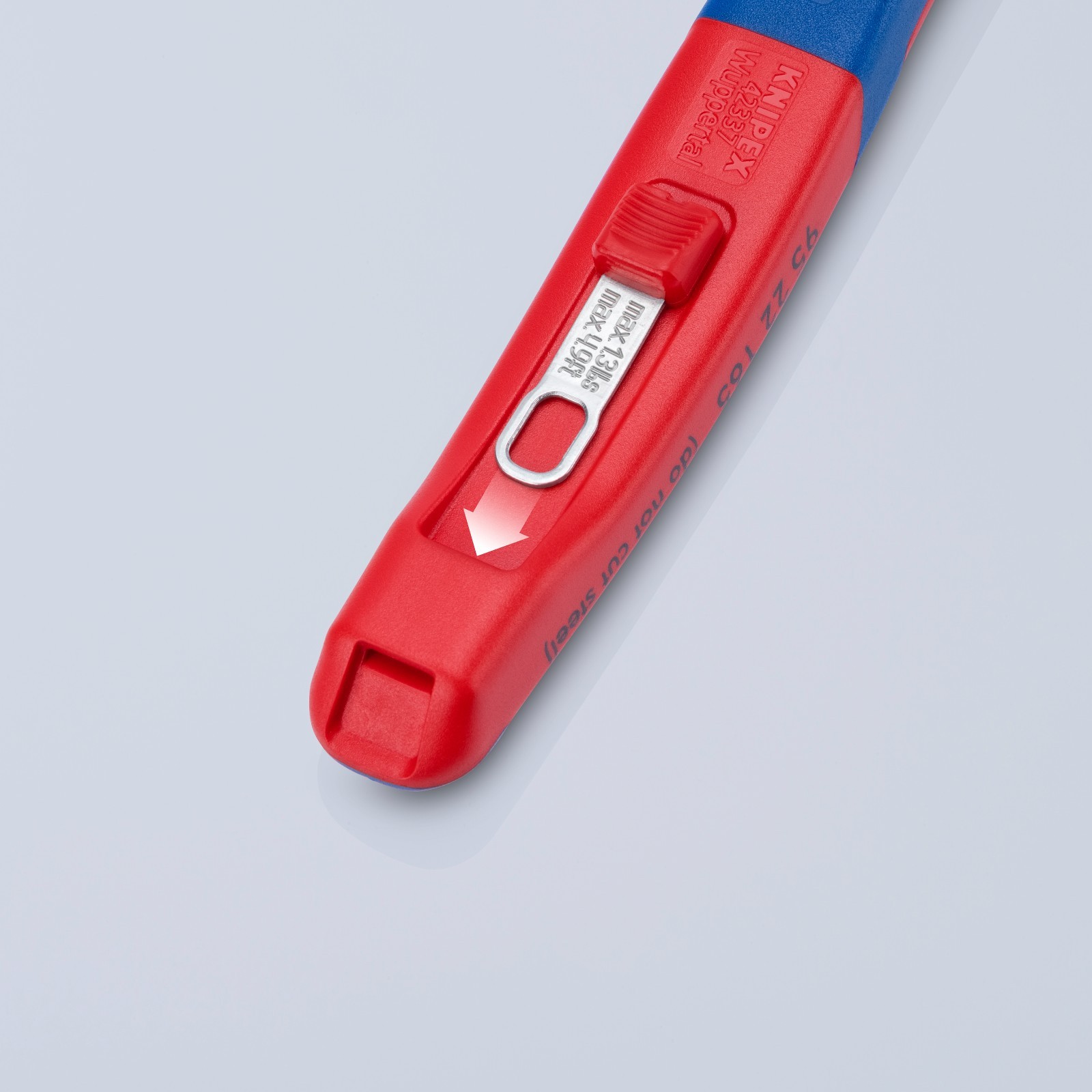 KNIPEX 74 22 250 SBA 10" High Leverage 12° Angled Diagonal Cutters