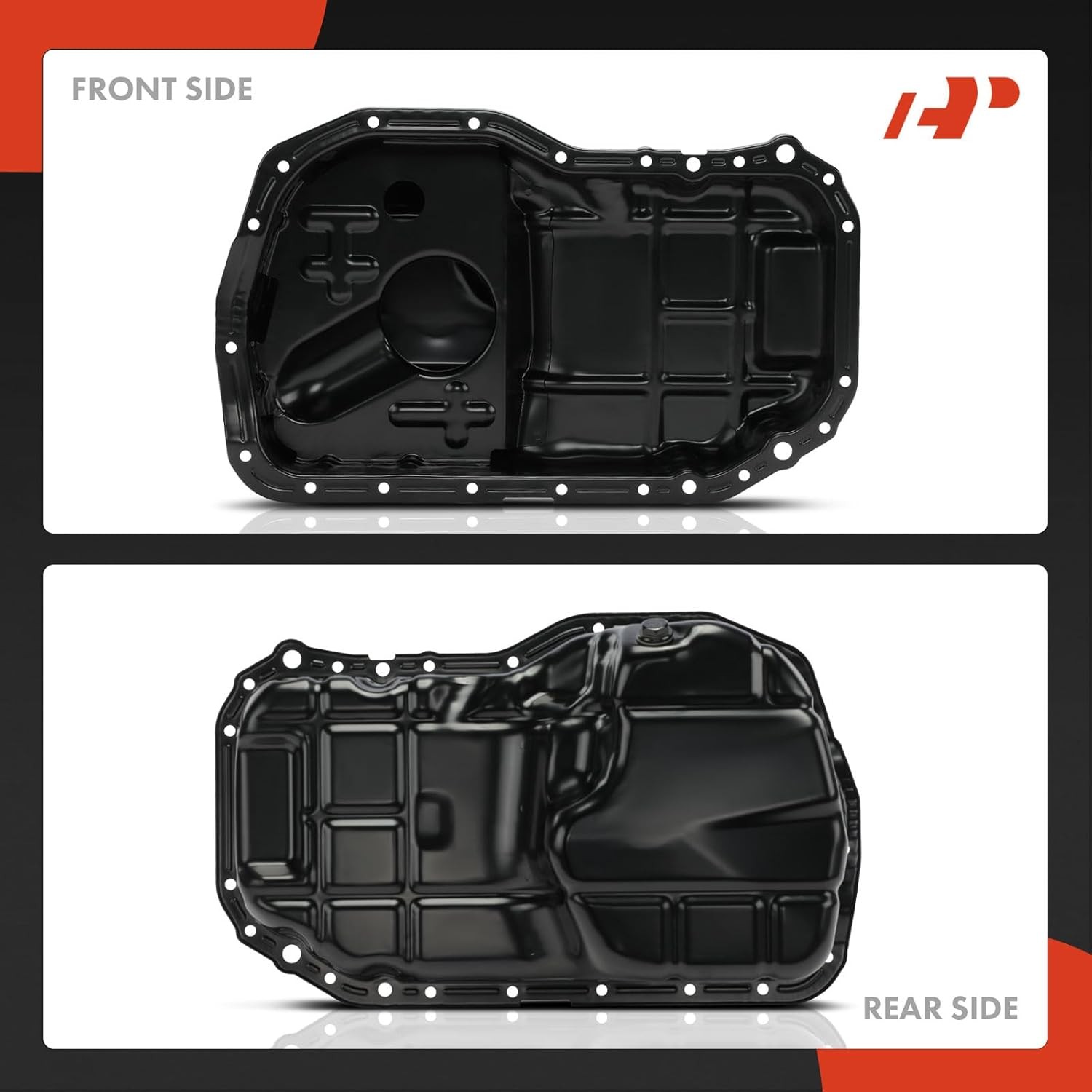 A-Premium Engine Oil Pan Sump with Drain Plug Compatible Mitsubishi...