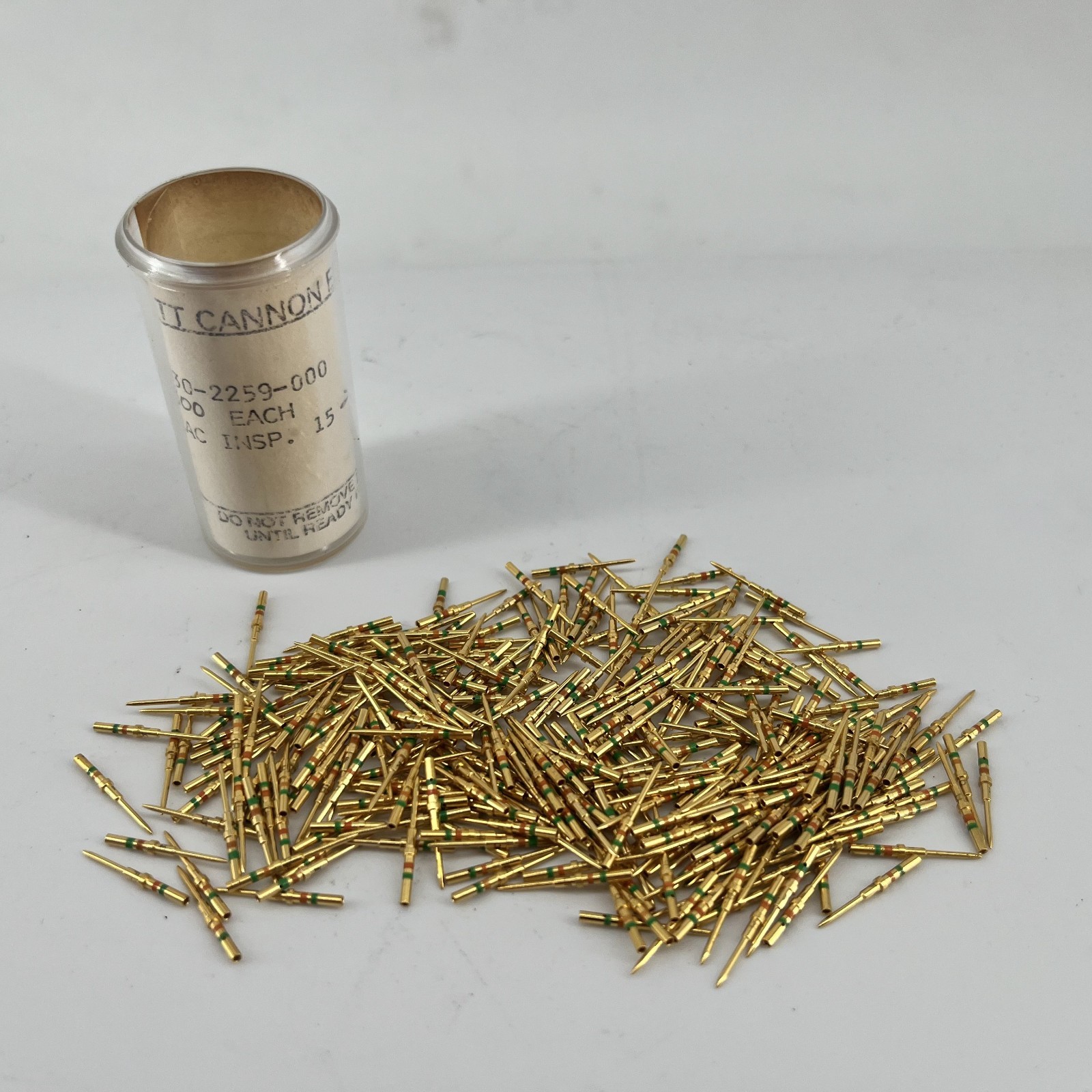 030-2259-000 | ITT Cannon: Circular MIL Spec Contacts qty 300 NEW SURPLUS