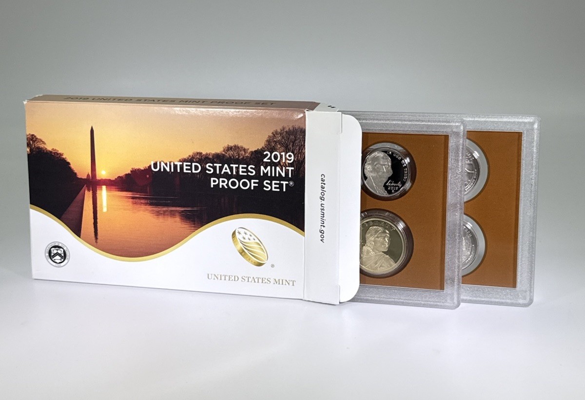 2019 S United States Mint Proof Set OGP -- 10 Coin Set Without W Lincoln Cent