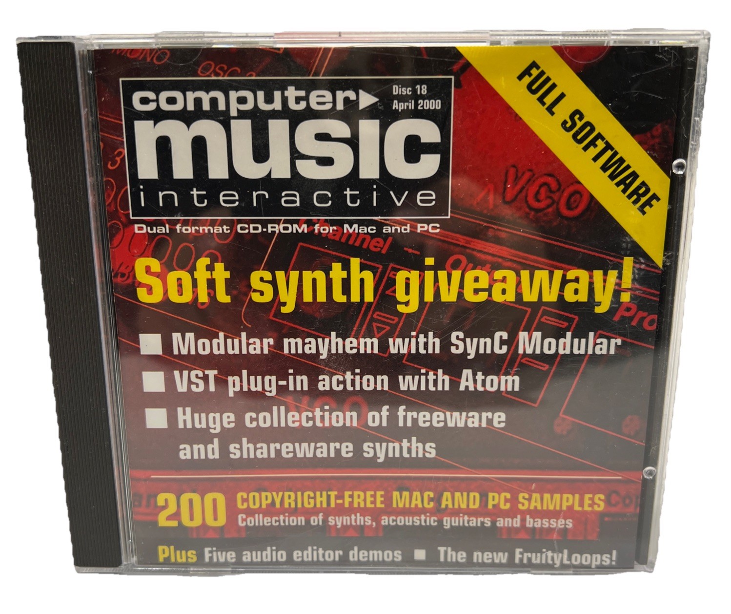 Computer Music Interactive CD-ROM Mac/PC Full Software 2000 Disc 18 EUC