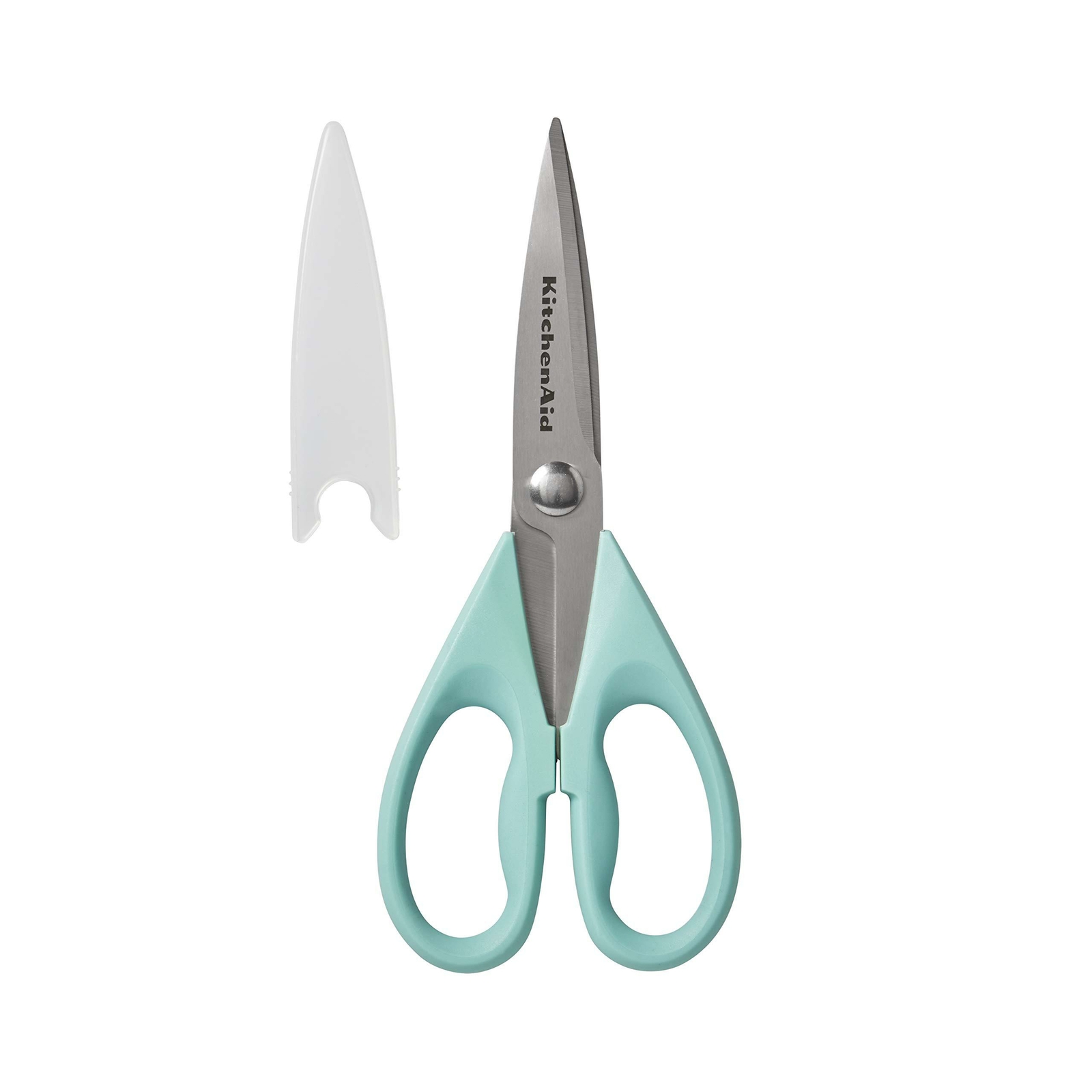 KitchenAid Shears Scissors with Soft Grip Handles, Aqua Sky