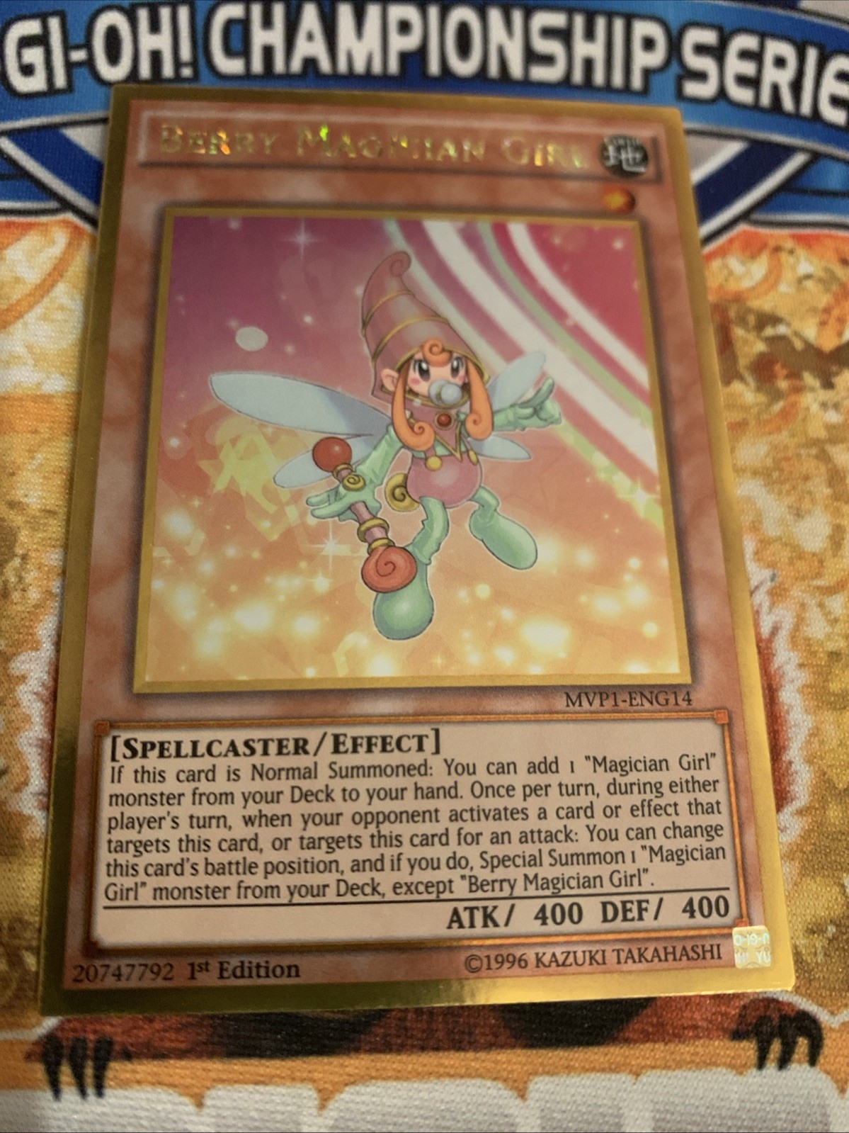 Yugioh Berry Magician Girl MVP1-ENG14 1st  NM NEVER PLAYED !