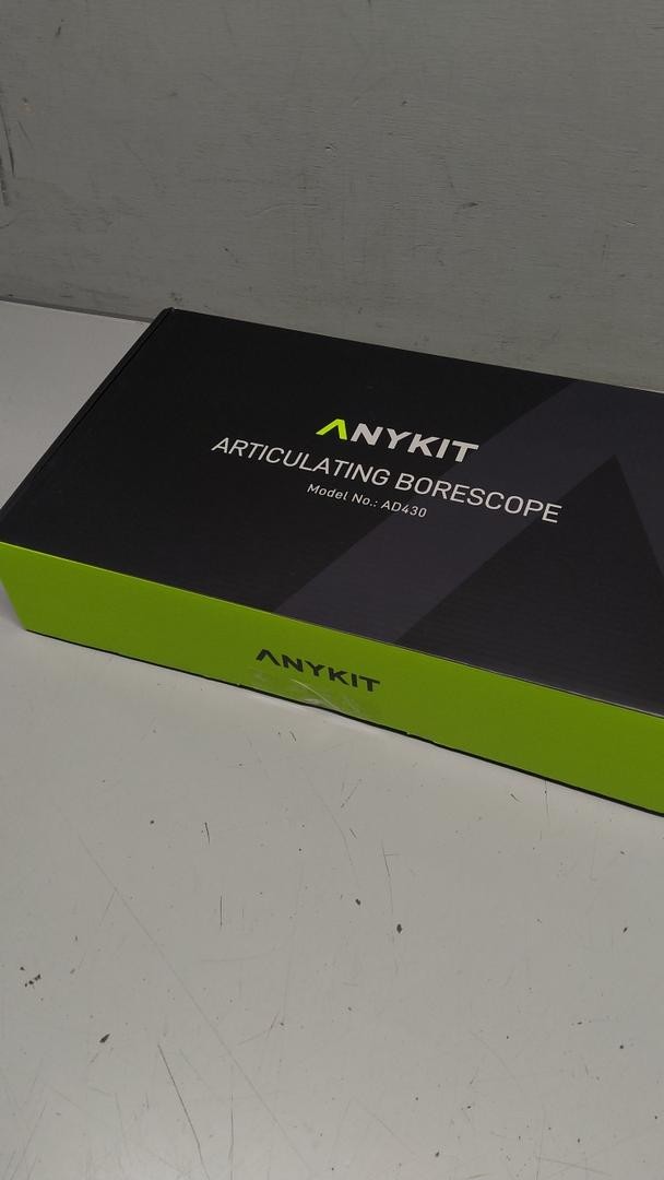 Anykit Articulating Borescope 210 Two-Way 0.22in Slim Probe Endoscope 4.3 IPS