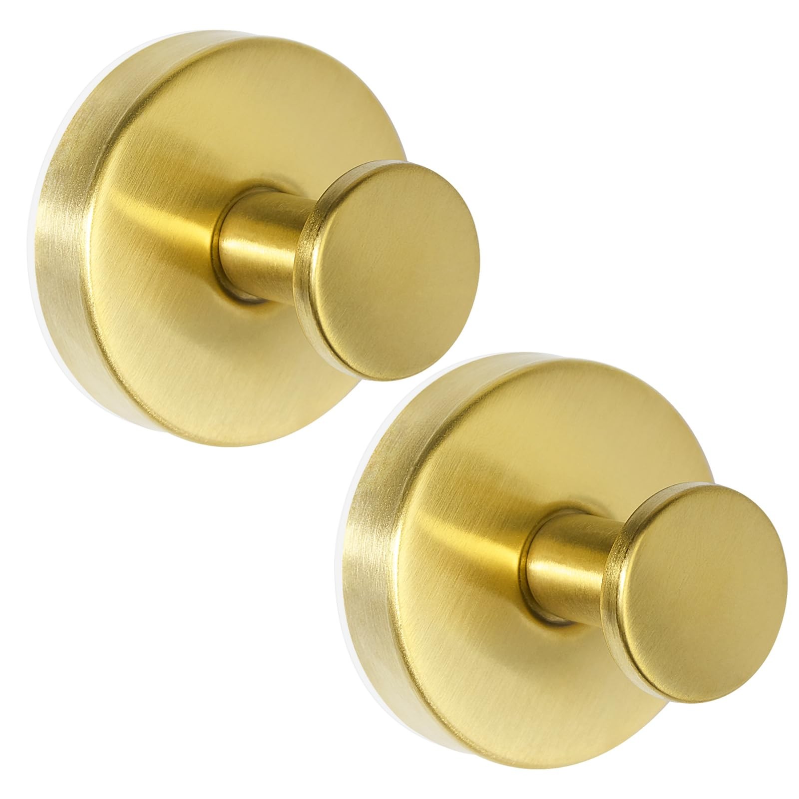 Suction Cup Hooks for Shower, Gold Wreath Hangers for Front Door Glass Window...