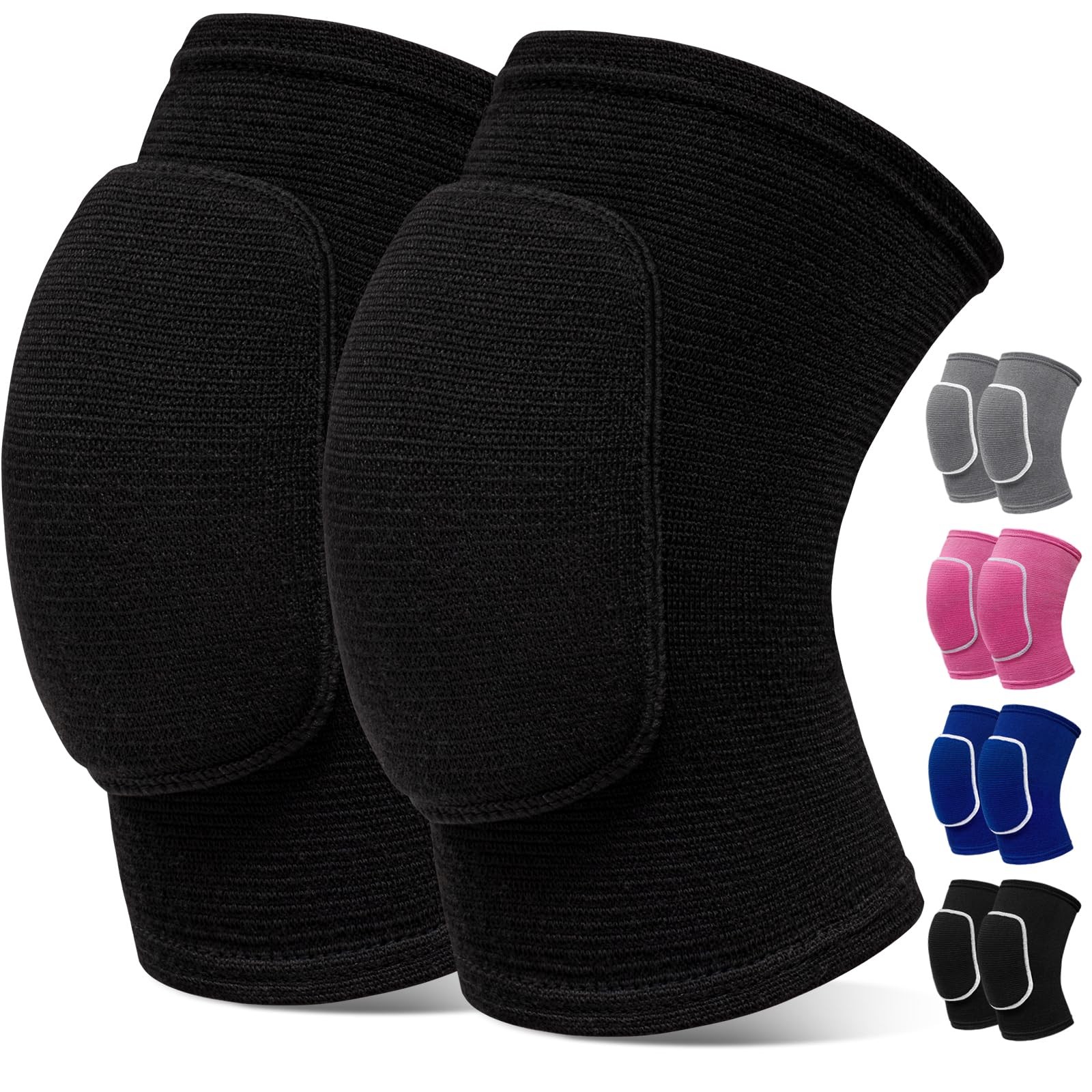 RYBTB Volleyball Knee Pads,Knee Pads for Large, Black