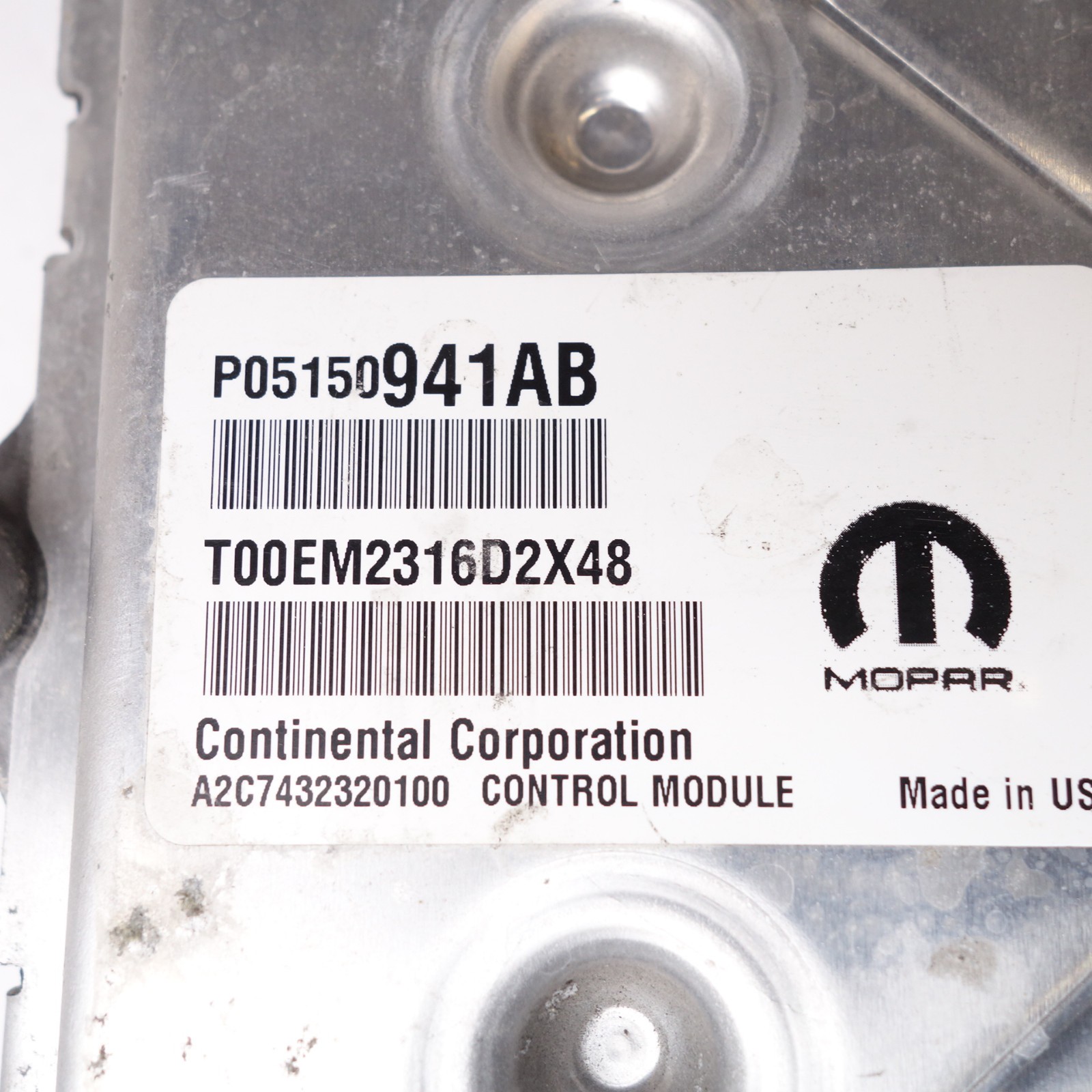 2015-2017 Jeep Patriot Compass ECM ECU 05150941AB Programmed
