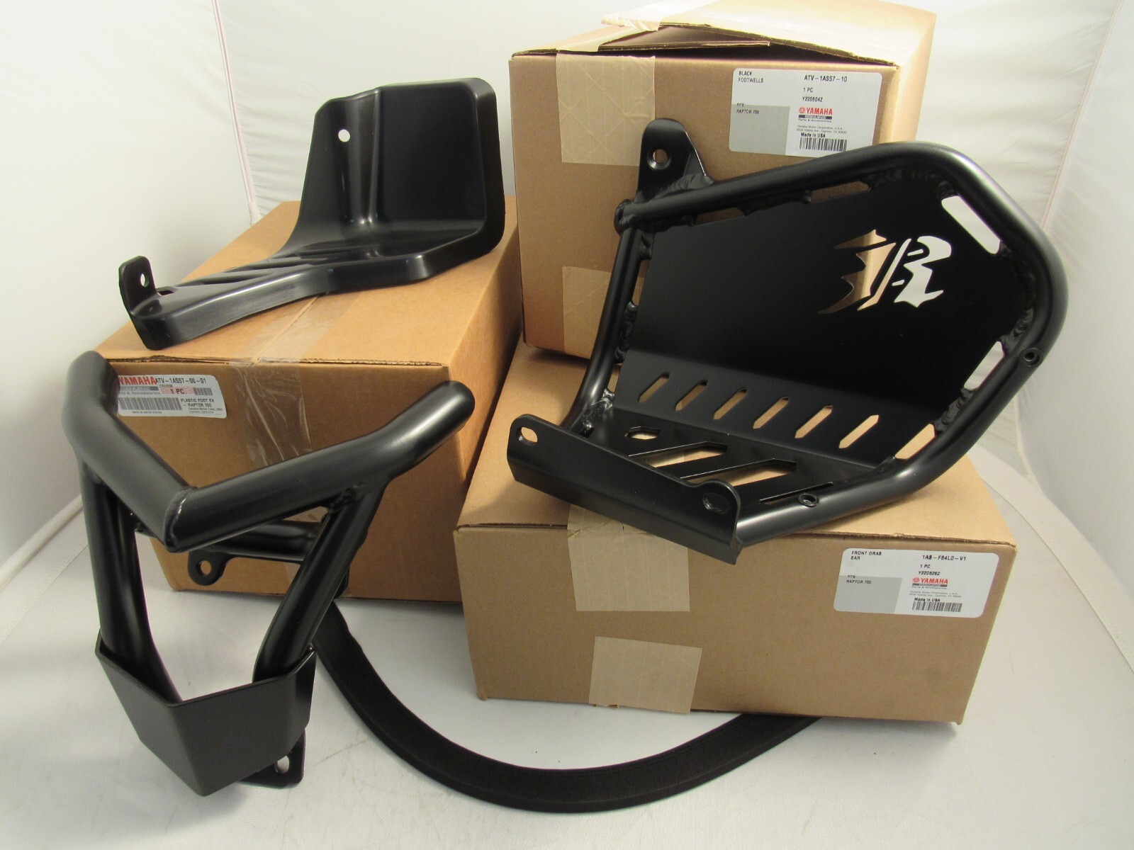 OEM YAMAHA RAPTOR 700 2009-2027, FOOTWELL KIT W/ EXTENSIONS +BUMPER/ OE21YFM7R