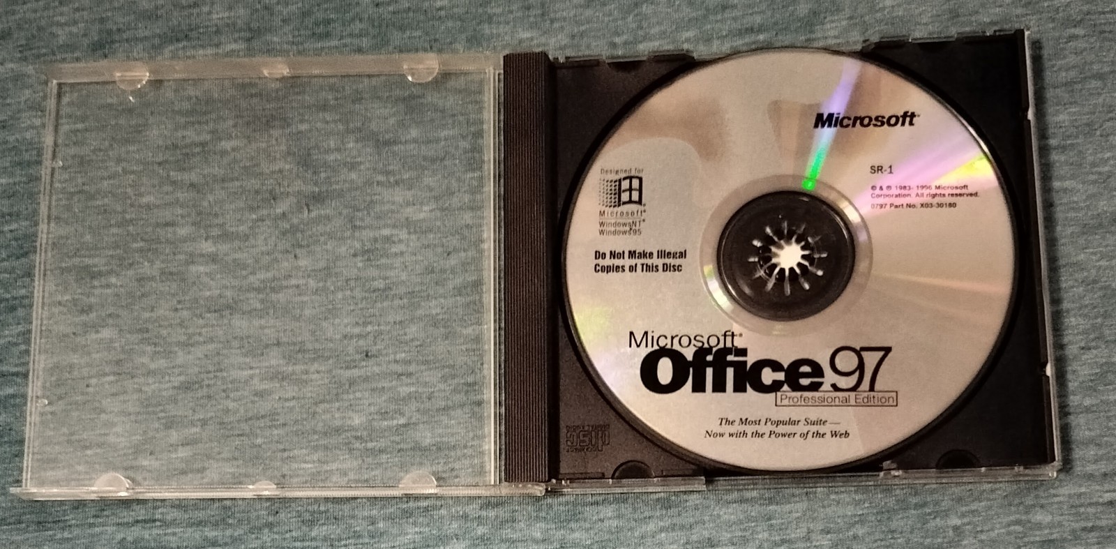 Microsoft Office 97 Professional Edition with CD Key Preowned Good Condition