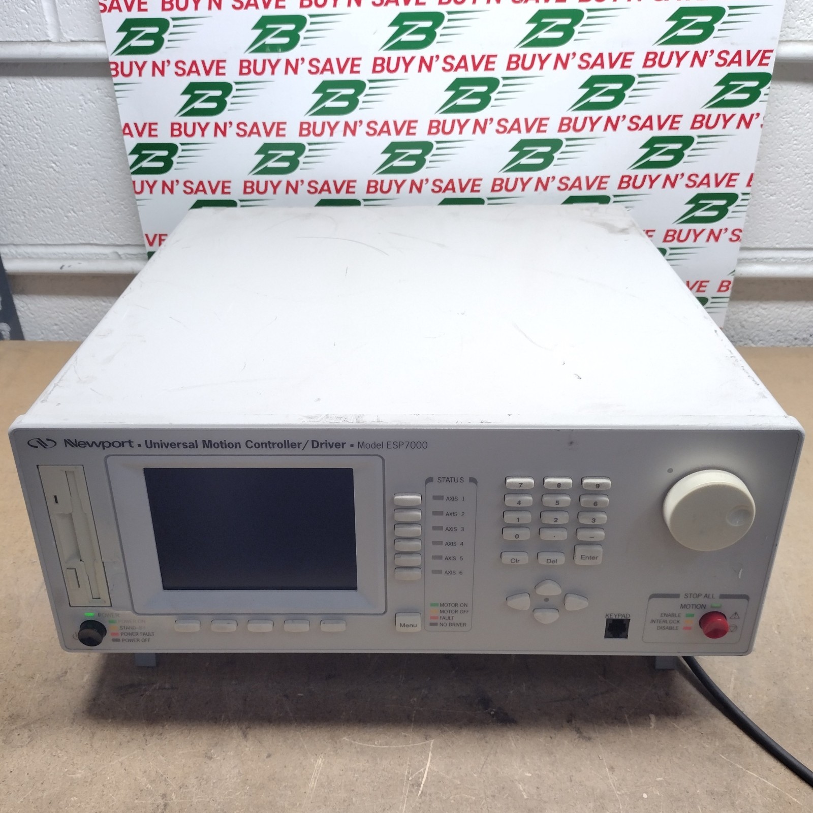 Newport Universal Motion Controller/Driver ESP7000 "PwrsOn" No Display - PARTS