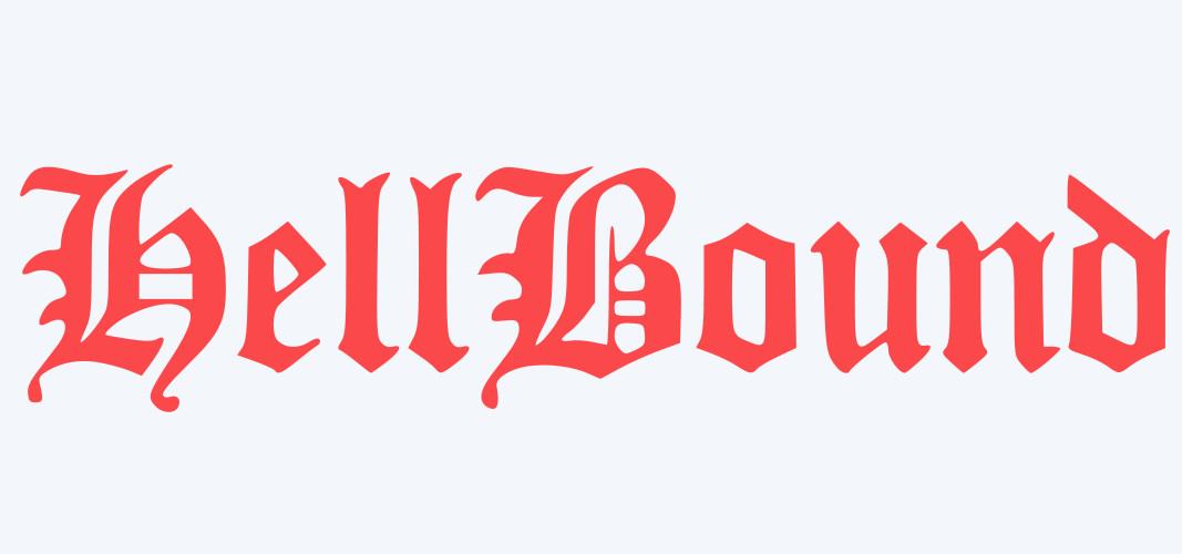 Hell Bound Vinyl Sticker Decal Religion Occult Satan Devil Car Truck Turbo Boost