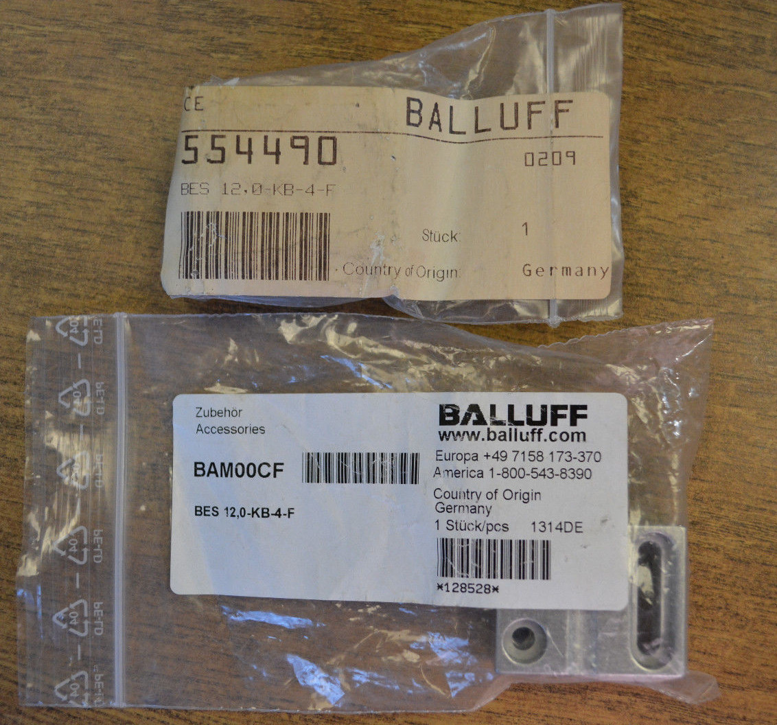 (4) Balluff Inductive Proximity Sensor Mounting Clamps BES 12,0-KB-4-F